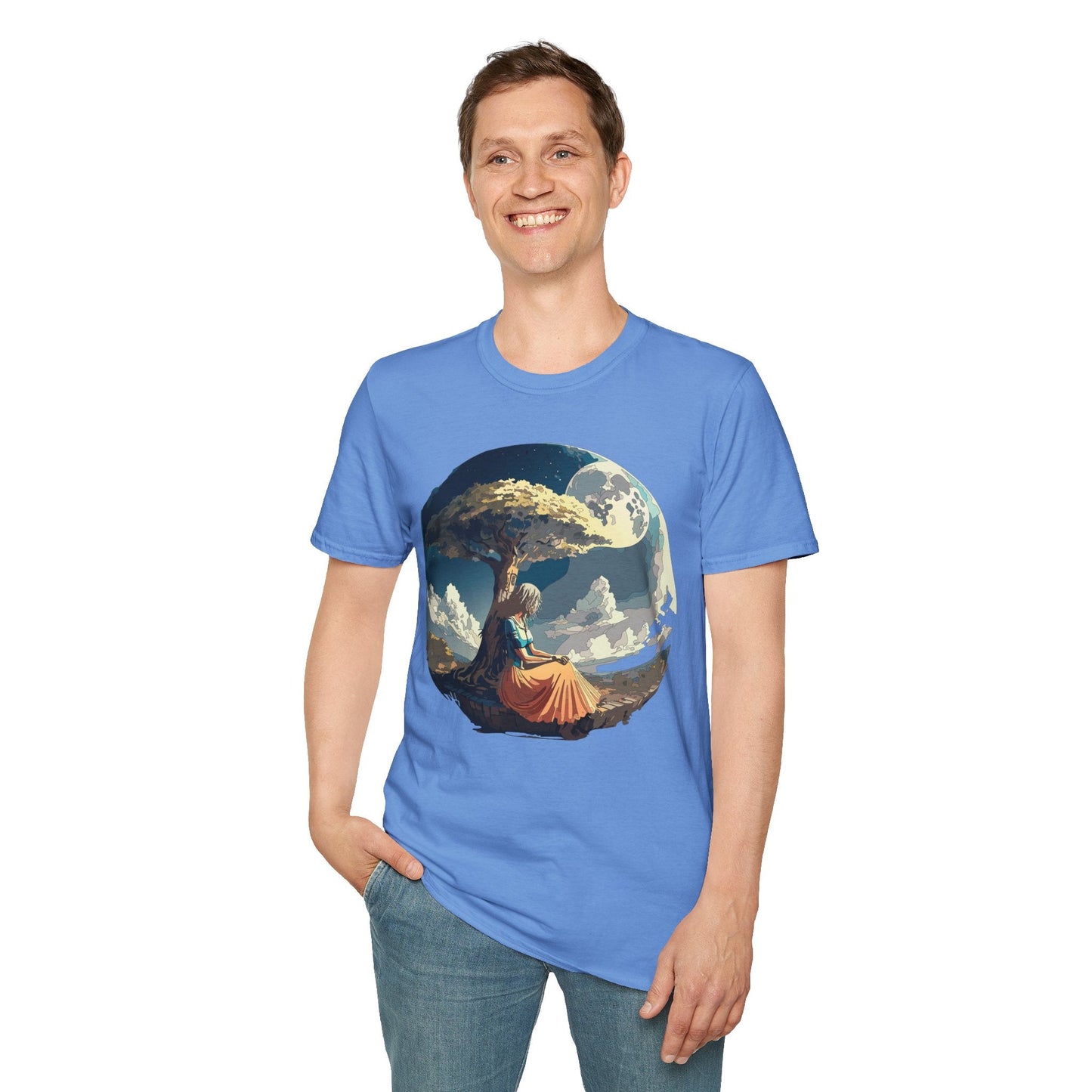 Unisex Graphic T Shirt Art Design Tee Softstyle 64000 Ring Spun Cotton Comfortable