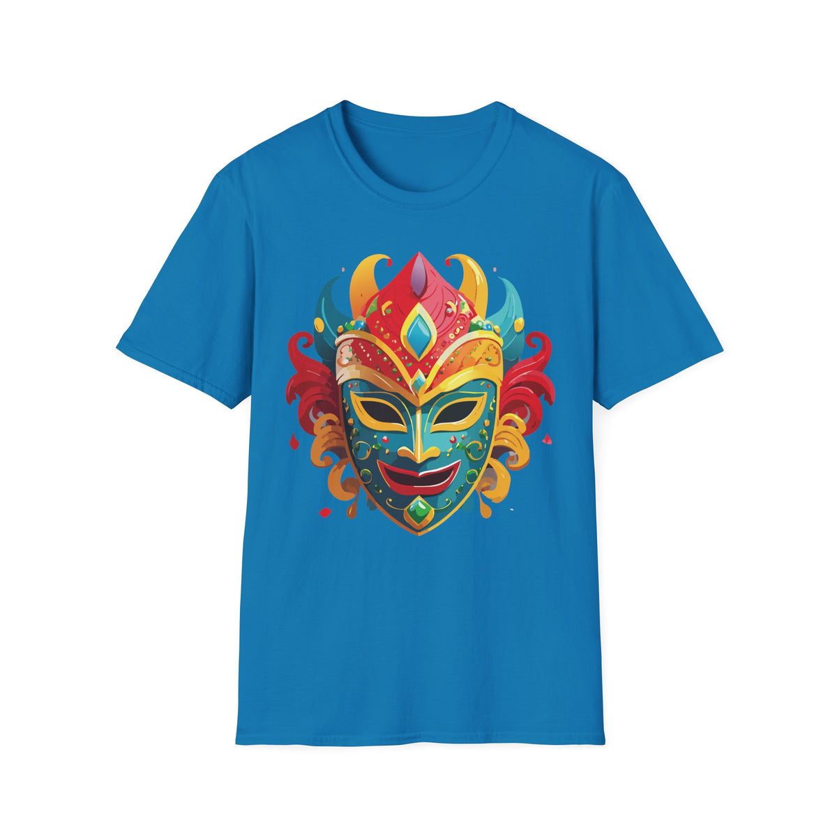 Mask Masquerade Carnival Graphic Tee Gildan Unisex 100 Cotton Tee Shirt a54