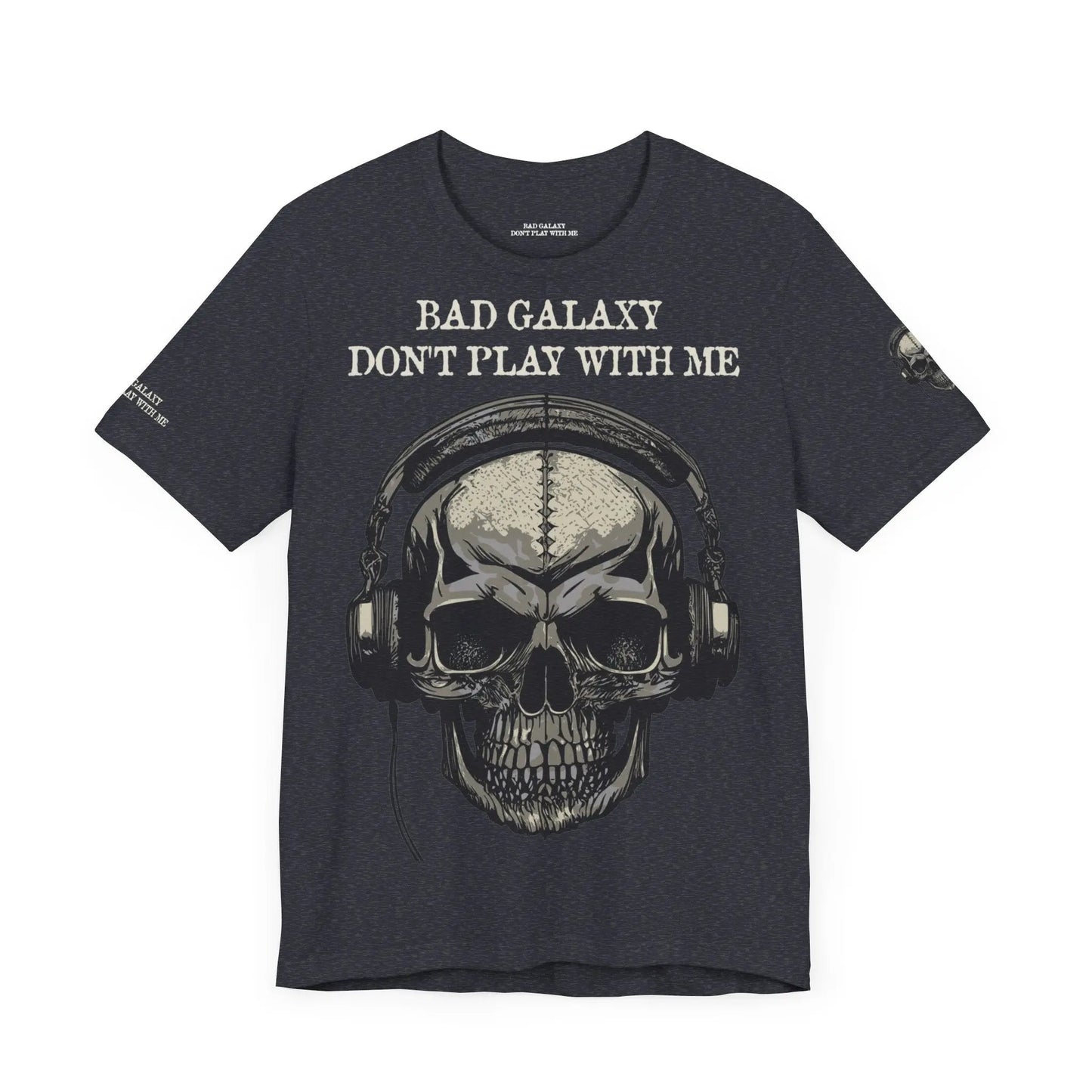 Skull T Shirt From Bad Galaxy 100 Percent Cotton Eco Friendly Made In USA With Durable Stitching