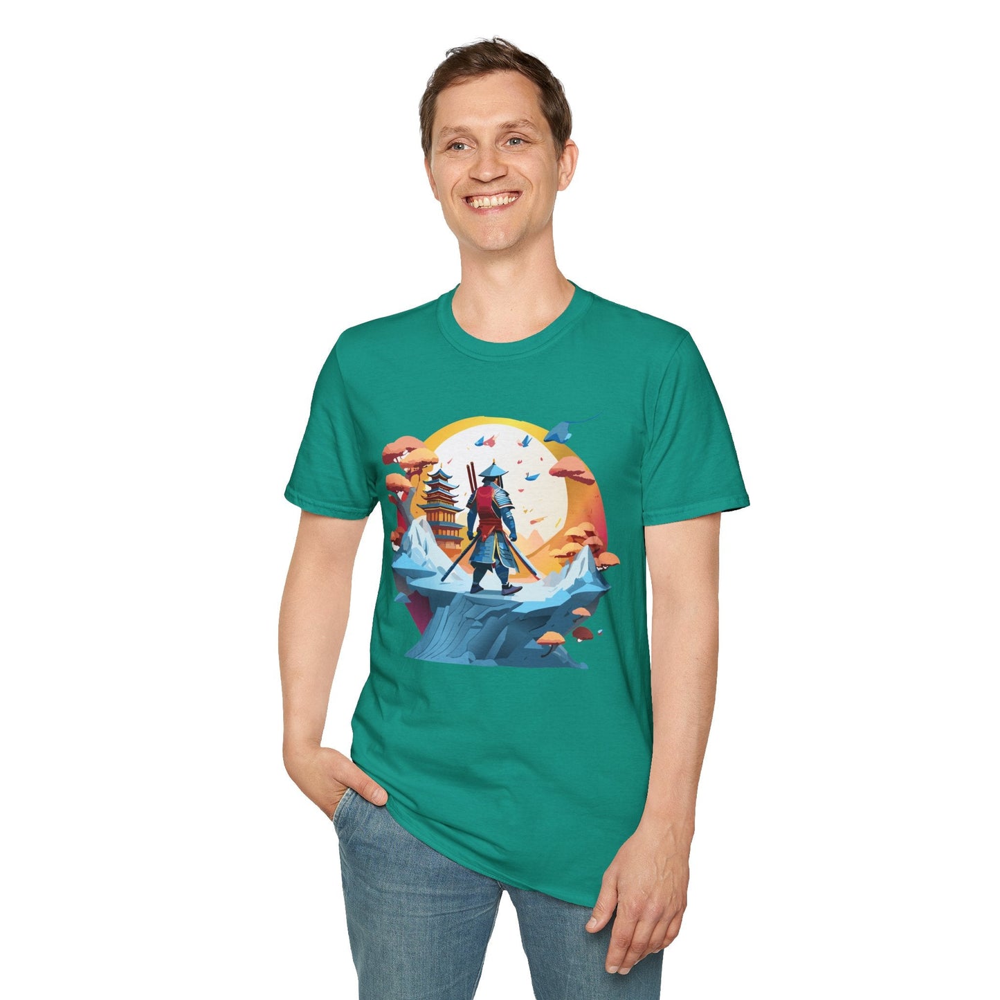 Samurai Shirt Unisex T Shirt Softstyle 64000 Gildan Tee For Everyday Comfort Durable Breathable