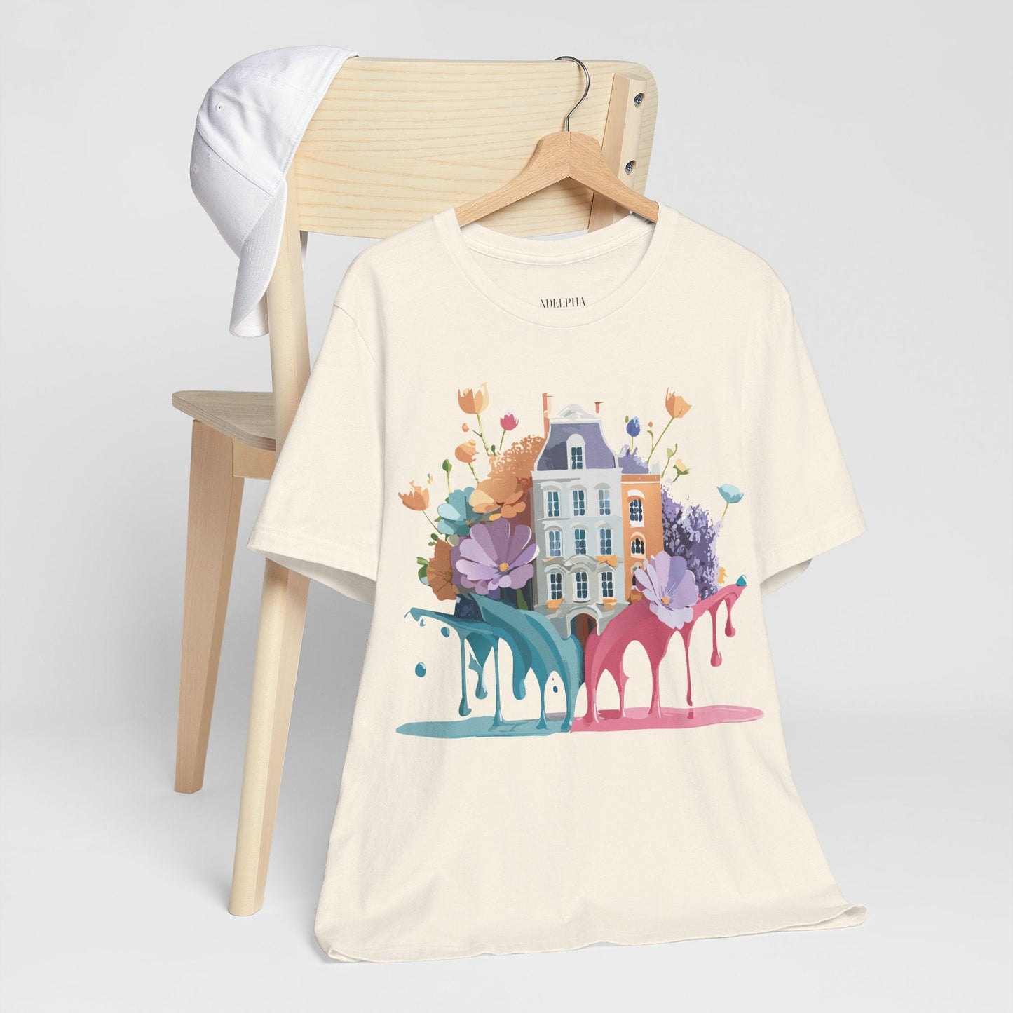 Amsterdam Graphic Tee Unisex Jersey Short Sleeve Shirt Travel Themed Original Artwork