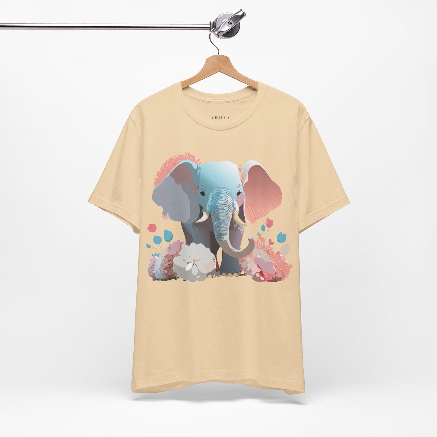 Elephant Graphic T Shirt By Adelpha Unisex Jersey Short Sleeve Artwork Tee Vintage Inspired