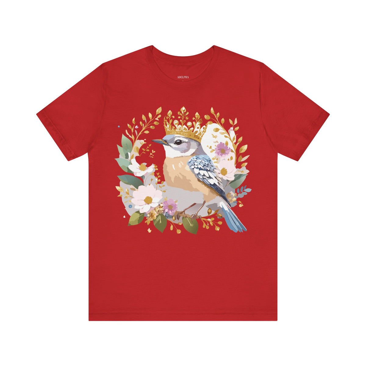 Medallion Graphic Unisex Cotton Bella+Canvas Tee with Floral Art Design n149