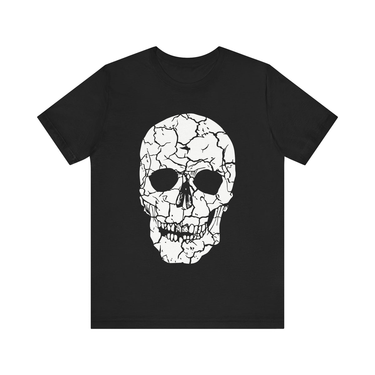 Camiseta unisex de algodón con calavera