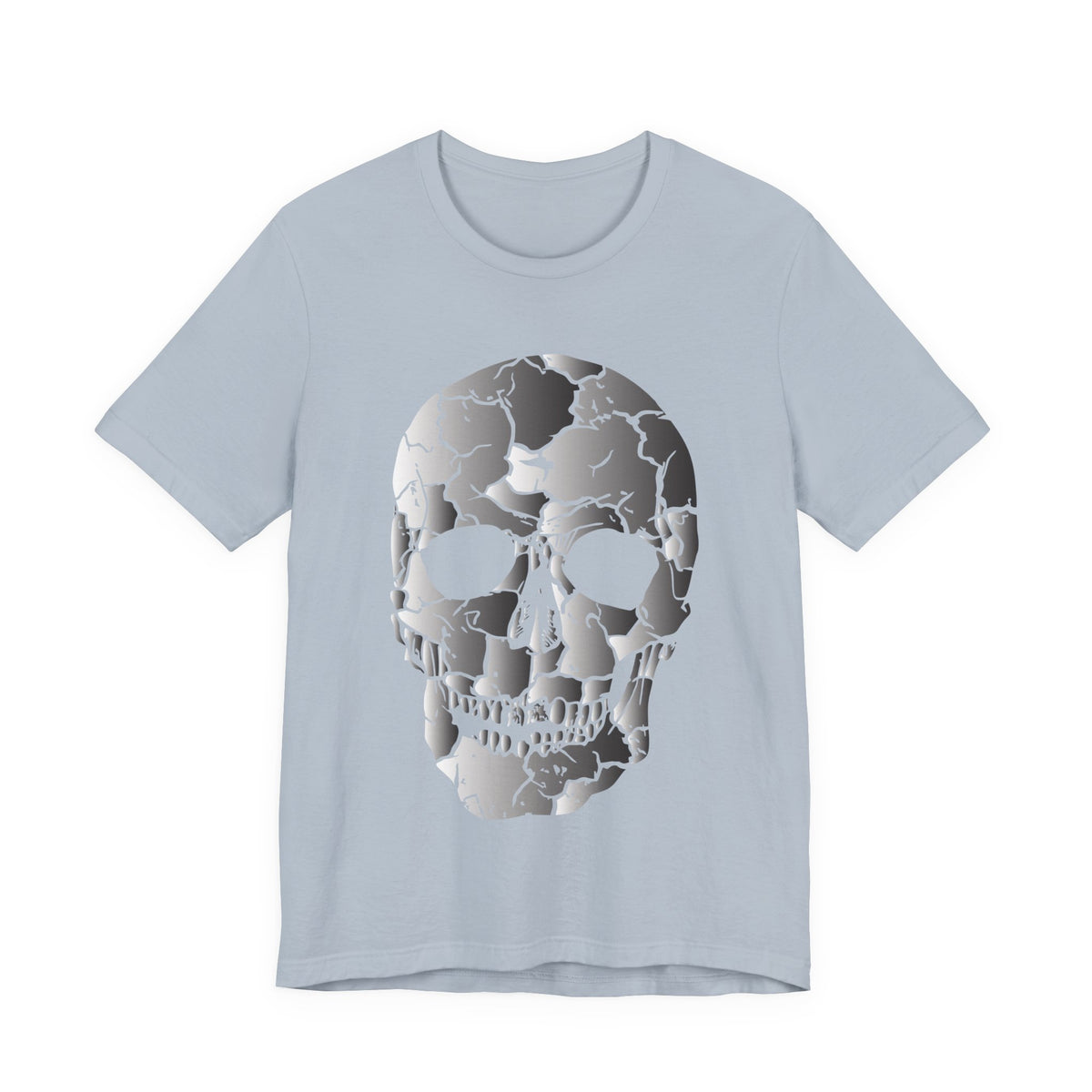 Camiseta unisex de algodón con calavera