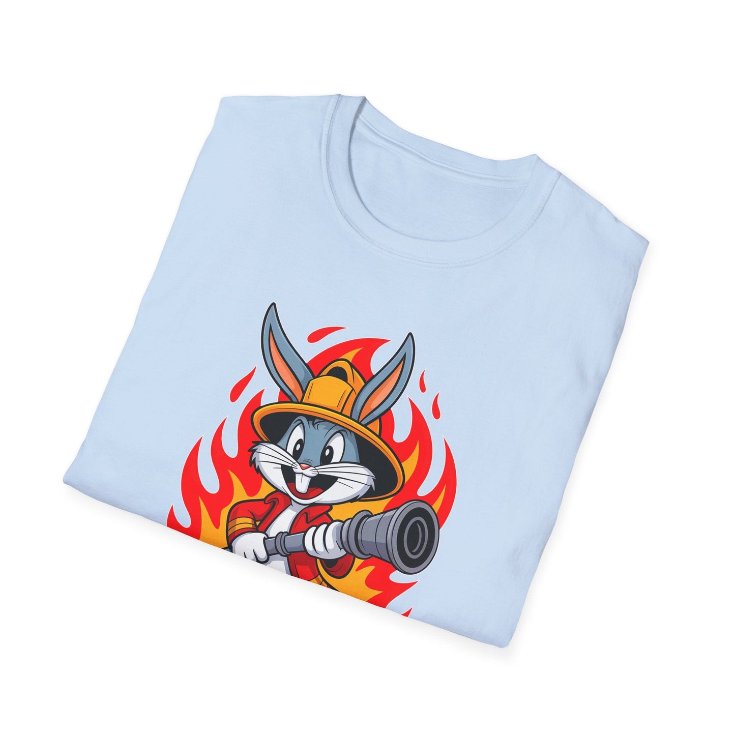 Bugs Bunny T Shirt Unisex Cartoon Graphic Tee 100 Percent Ring Spun Cotton Softstyle