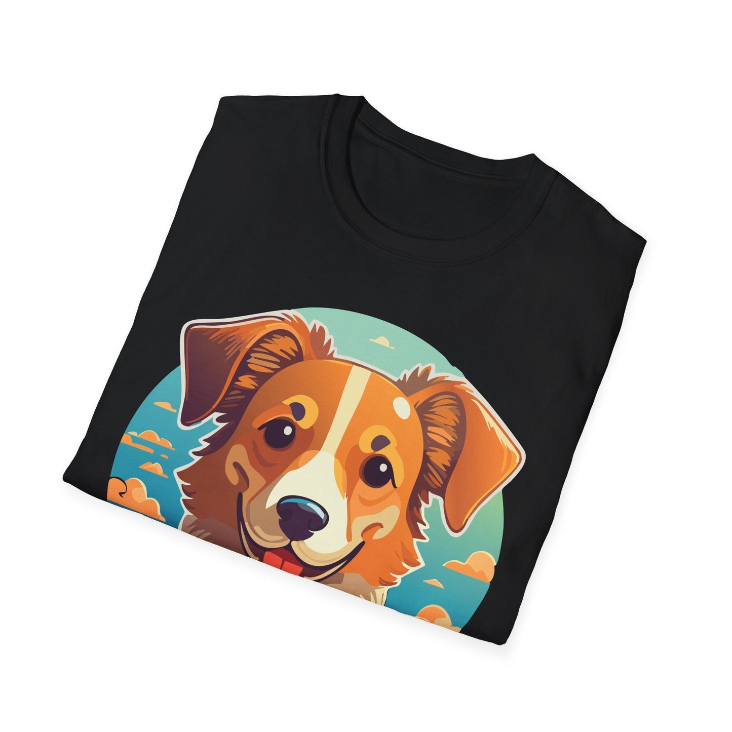 Dog Shirt Unisex Animal Tee One Hundred Percent Cotton Softstyle Gildan 64000