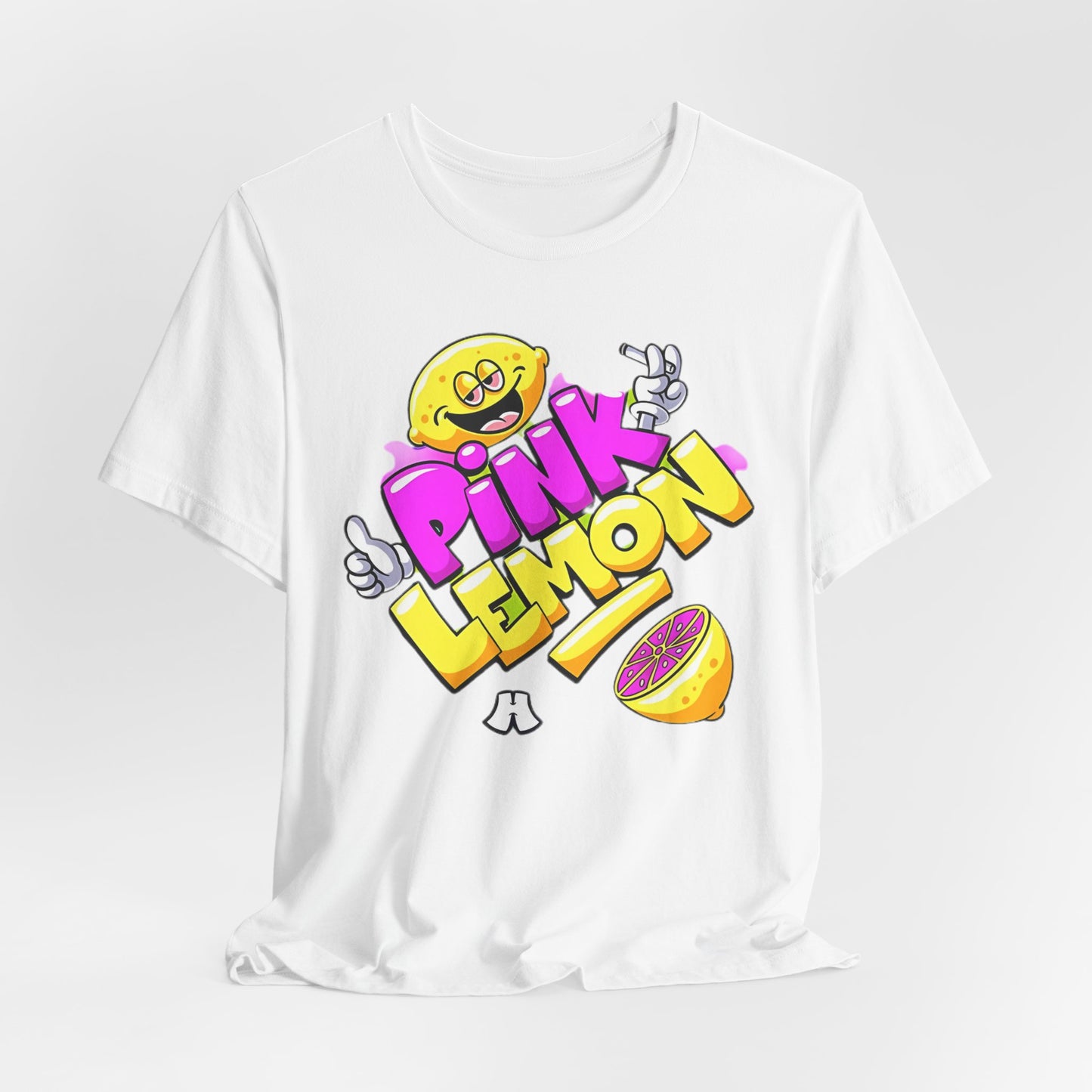 Lemon Graphic Tee, Graphic T-Shirt, Funny Lemon Shirt, Cute Cartoon Tees, Art T-Shirt, Art Design Tees