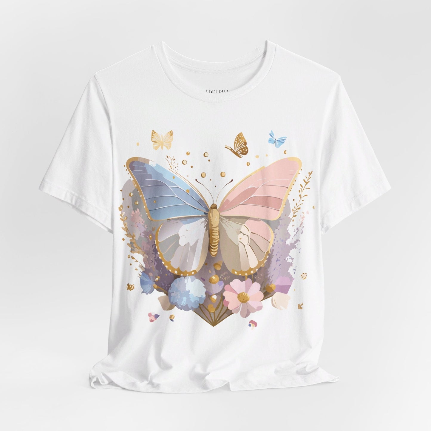 Butterfly Graphic Tee Adelpha Unisex Short Sleeve Shirt Vintage Inspired Art