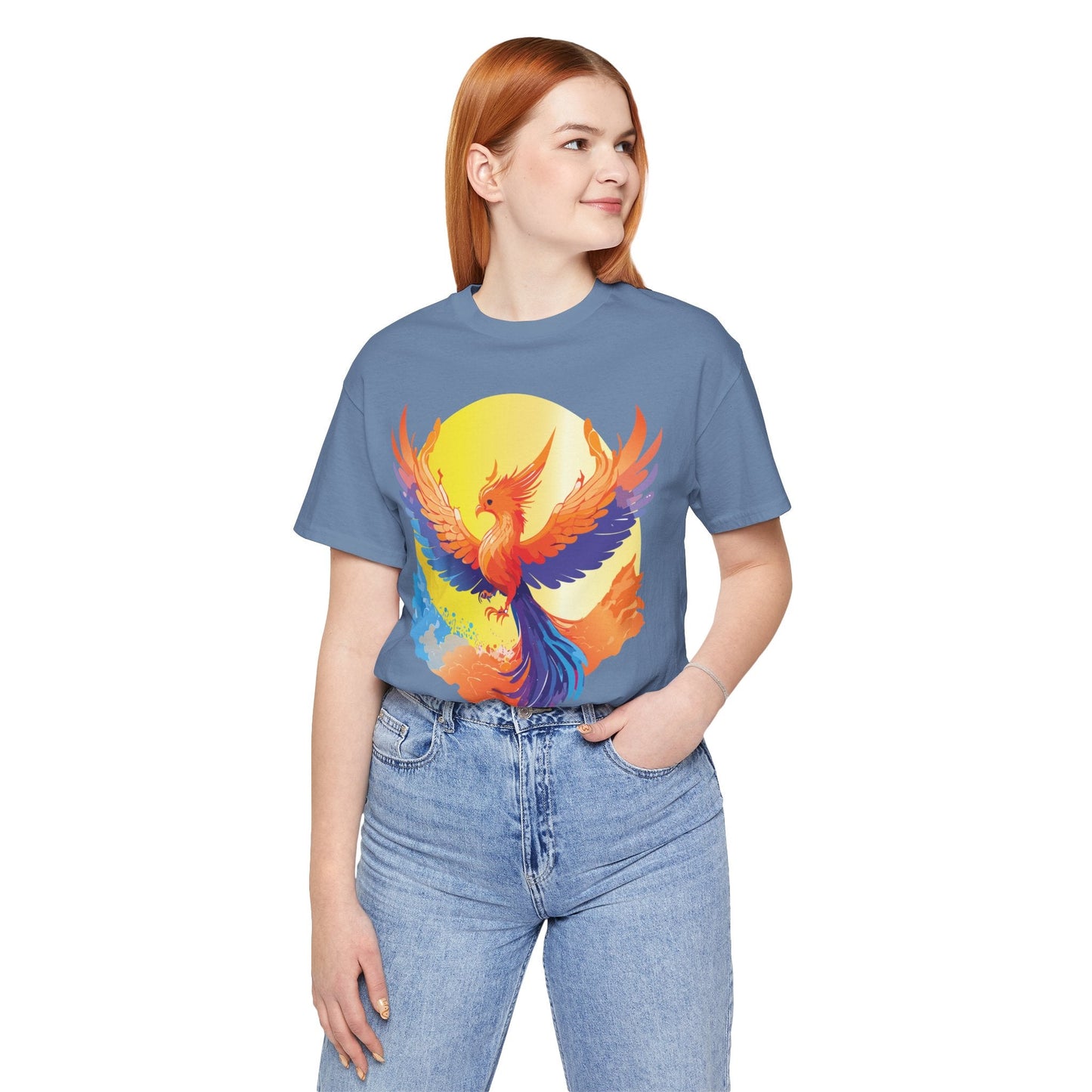 Unisex Animal Print Tee Shirt With Art Design Wild Animals Short Sleeve Comfort Fit