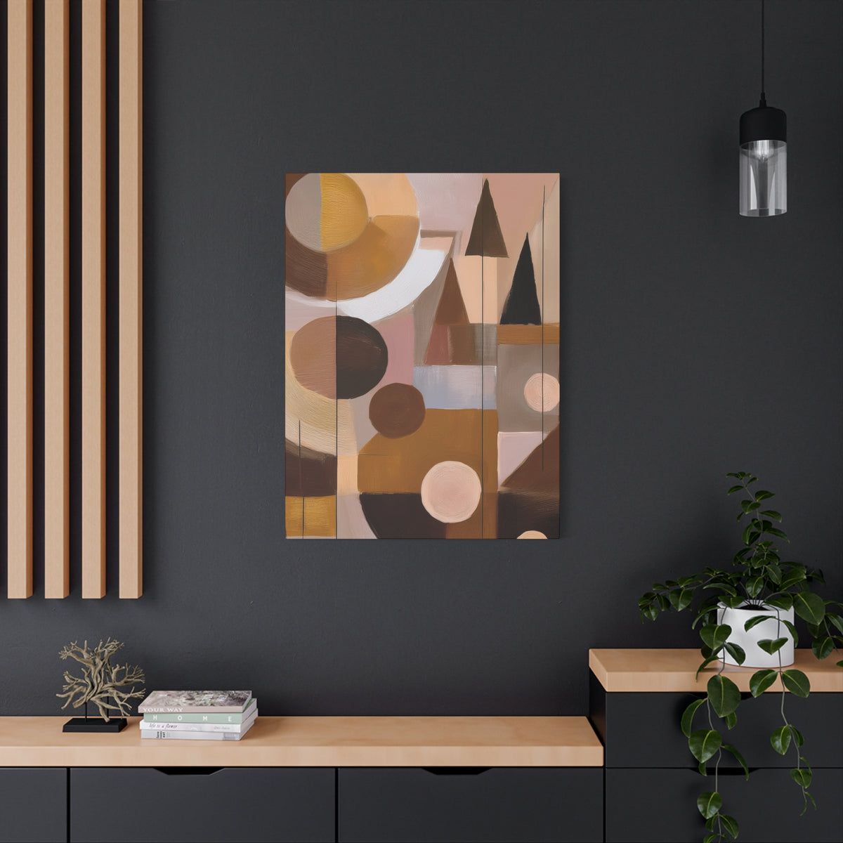 Abstract Geometric Painting Print Canvas 20x24,20x30,24x30 24x32,24x36,30x40 32x48,36x48,40x60 Pine-Wood Inner Frame ABS-51