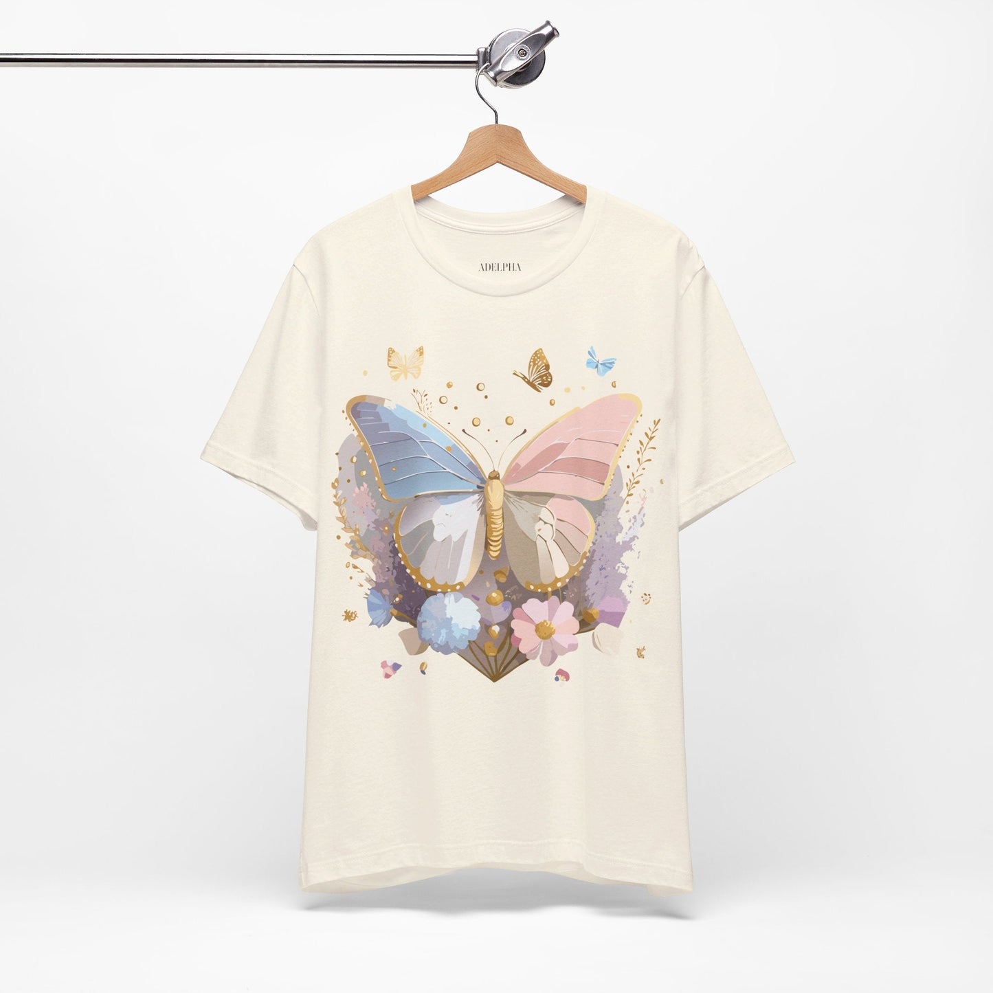 Butterfly Graphic Tee Adelpha Unisex Short Sleeve Shirt Vintage Inspired Art
