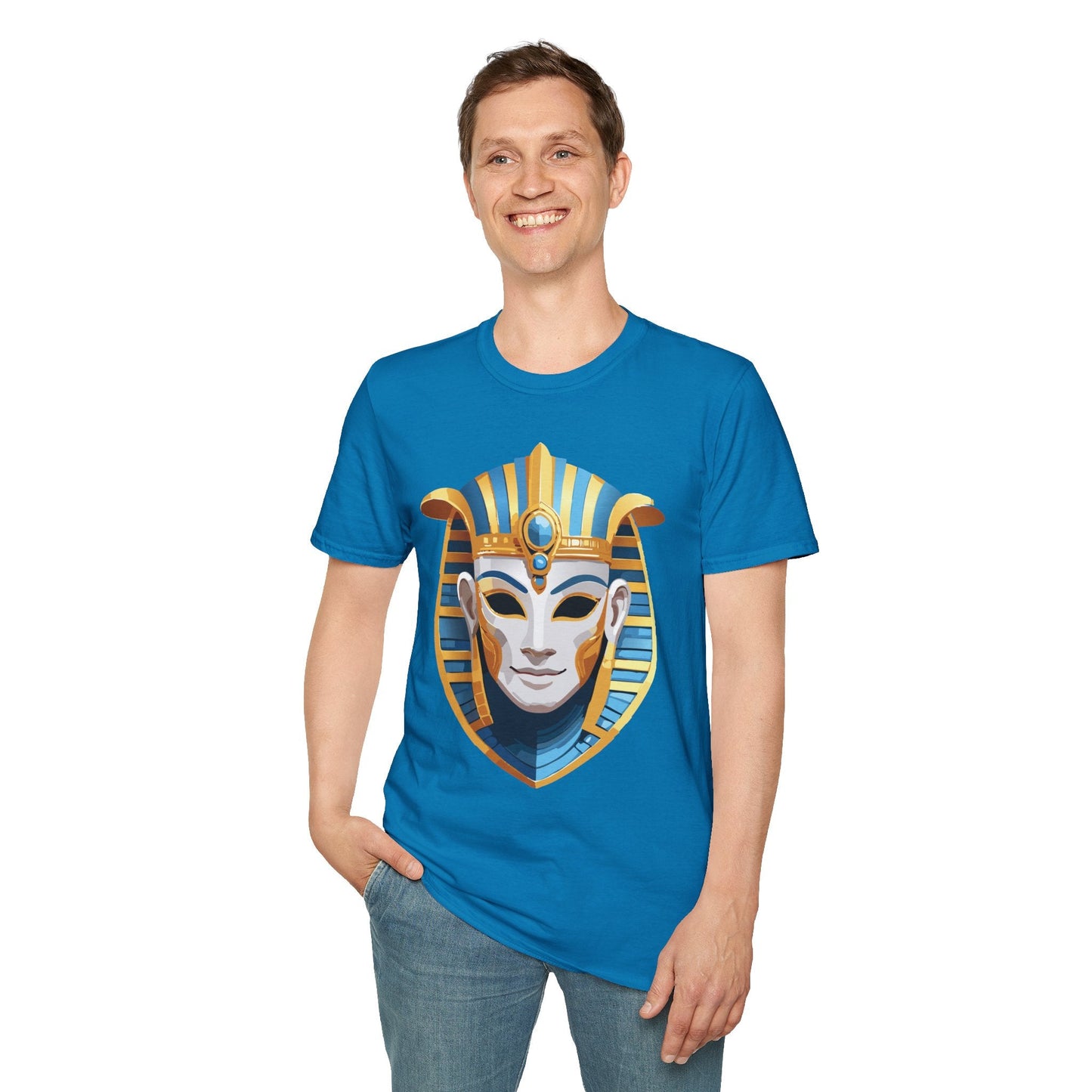 Mask Graphic Unisex Cotton Masquerade Design Artwork Tee 19