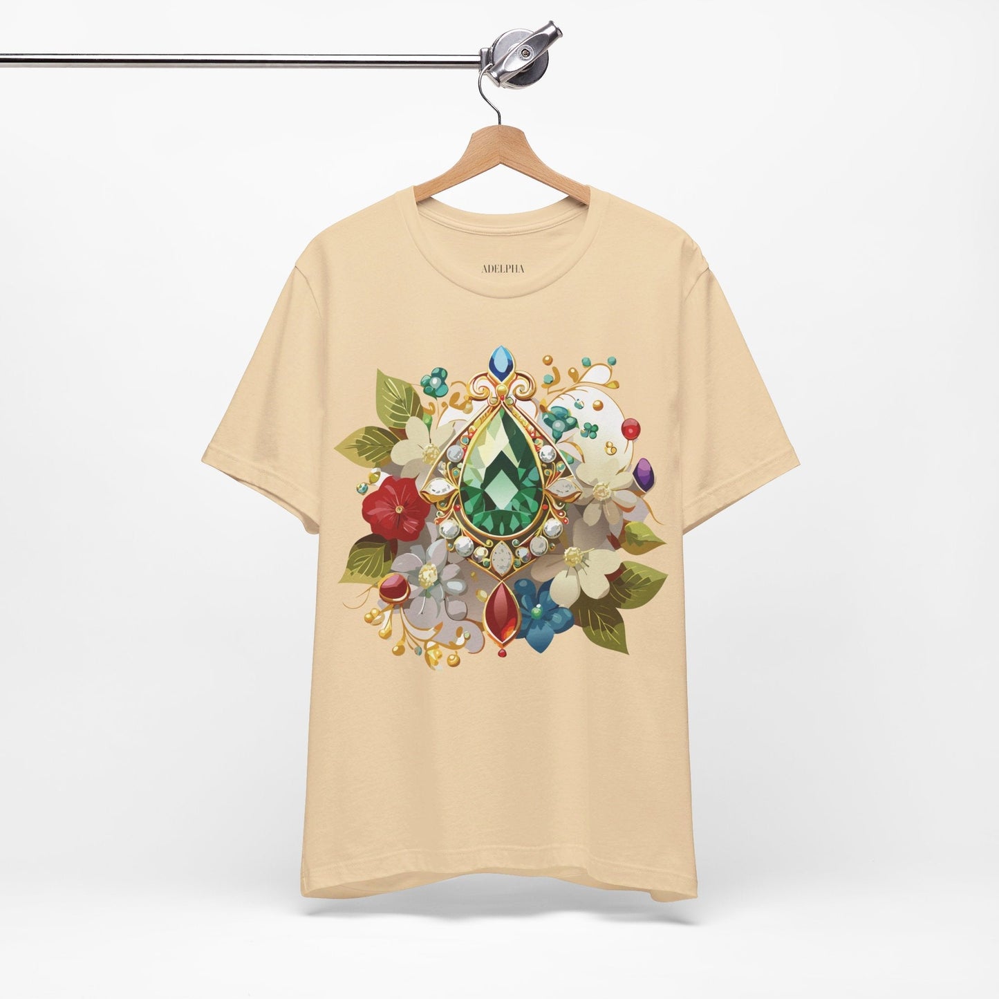 Adelpha Vintage Inspired Graphic Tee Unisex Jersey Short Sleeve Art Design Shirt