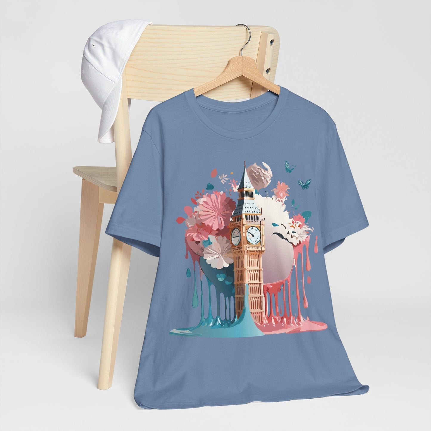 Adelpha London Graphic T Shirt Unisex Short Sleeve Tee For Everyday Style And Travel
