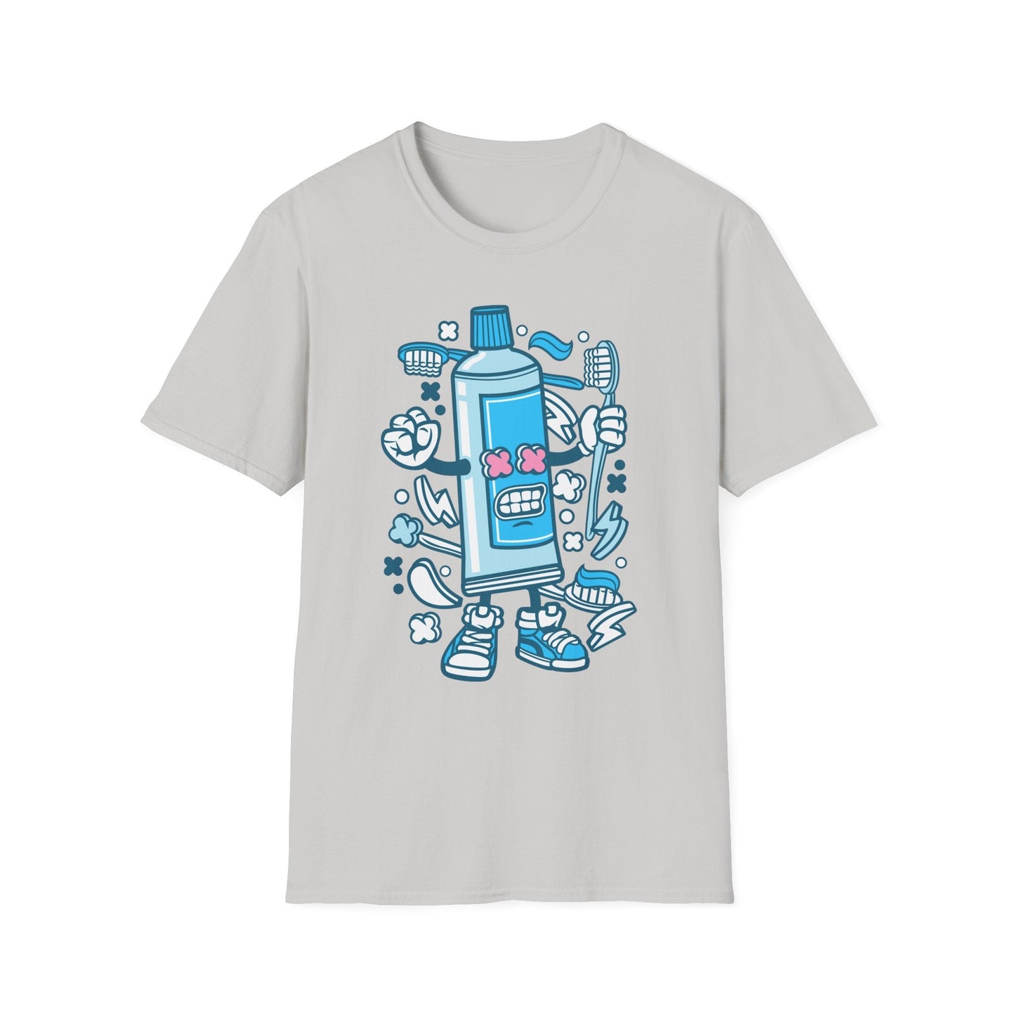 Cartoon Animation T Shirt Unisex Gildan Softstyle 64000 Tee With Fun Art Design Artwork