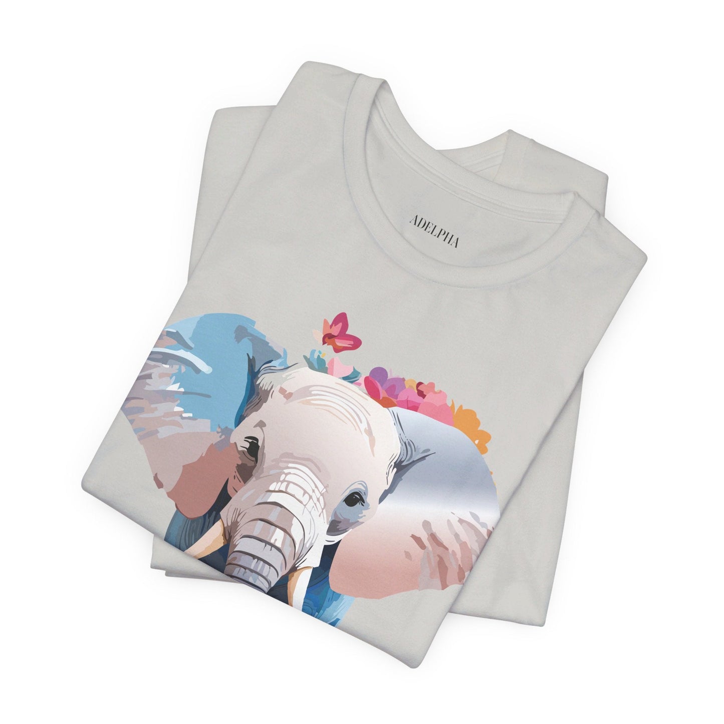 Elephant Graphic Tee From Adelpha Unisex Vintage Inspired Art Design Tee Shirt For Everyday Wear