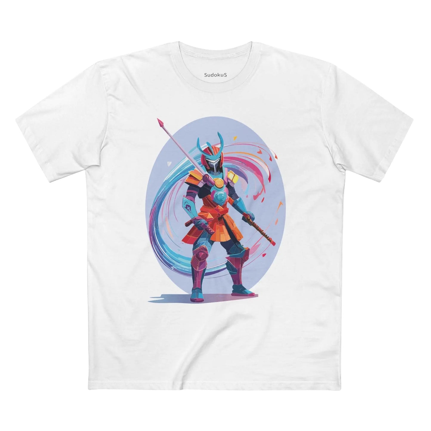 Samurai Graphic Unisex 100 Cotton Staple Tee 19