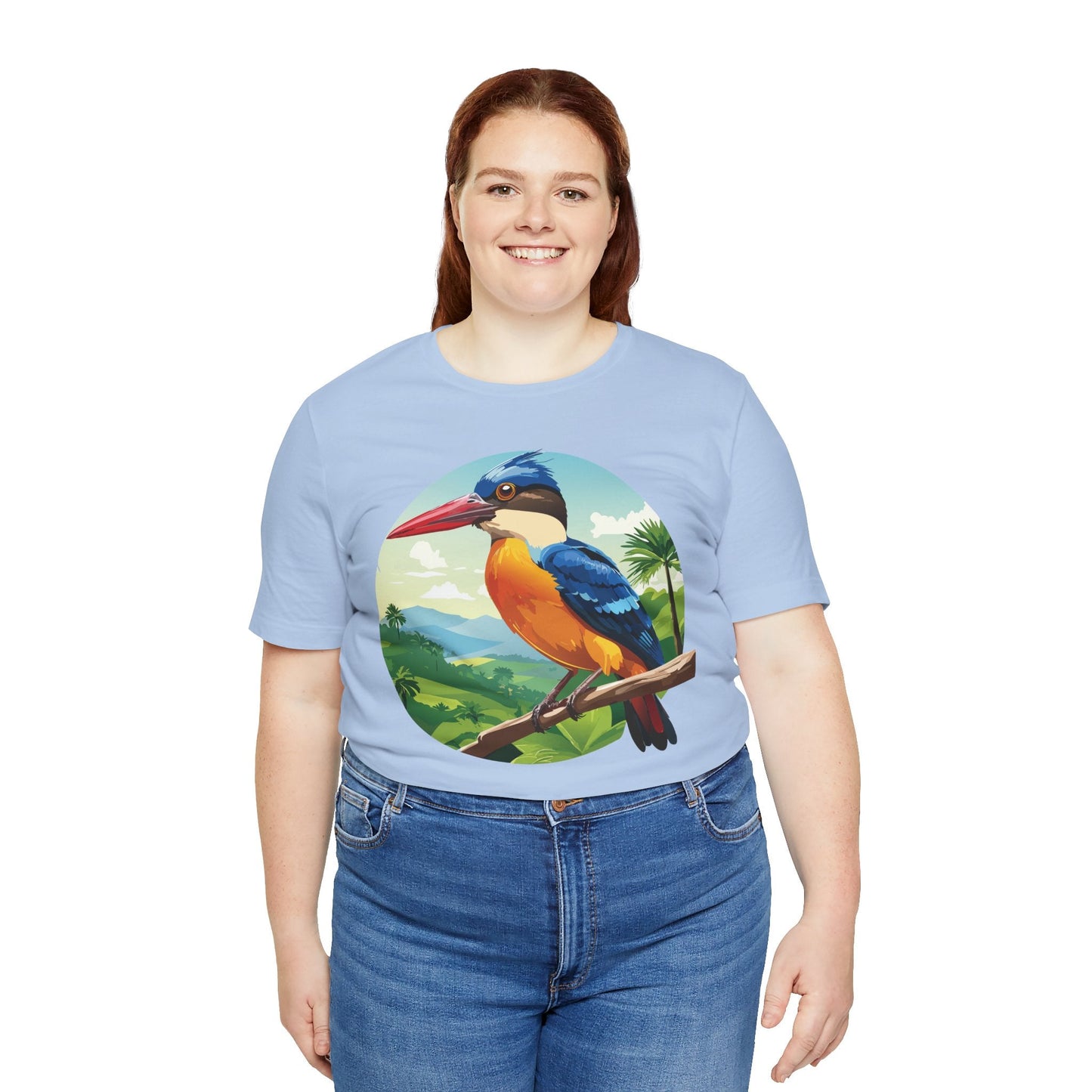 Unisex Animal Shirt With Art Design Featuring Wild Animals Jersey Short Sleeve Tee