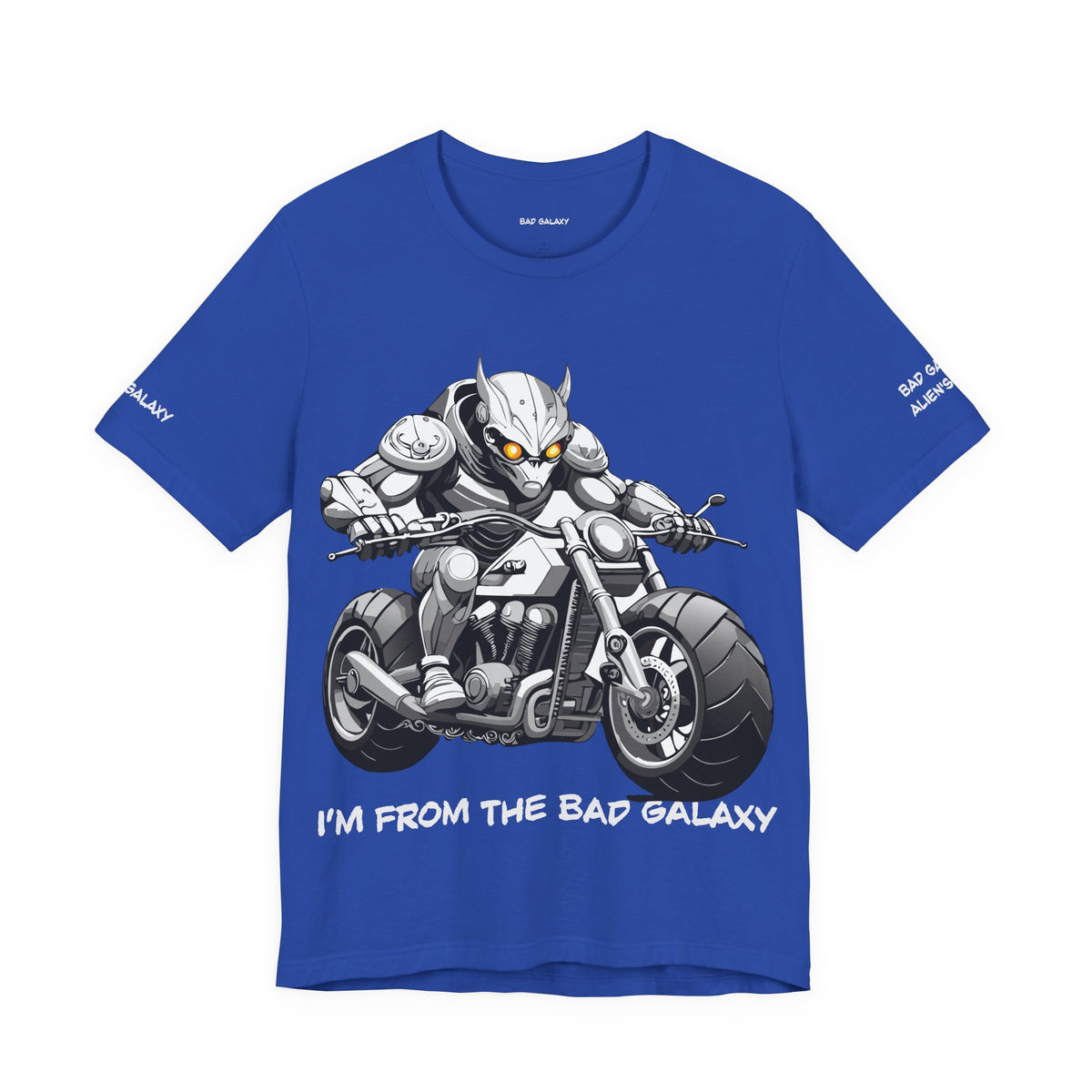 Alien Graphic Unisex Cotton Bella+Canvas Tee with Art Design b79