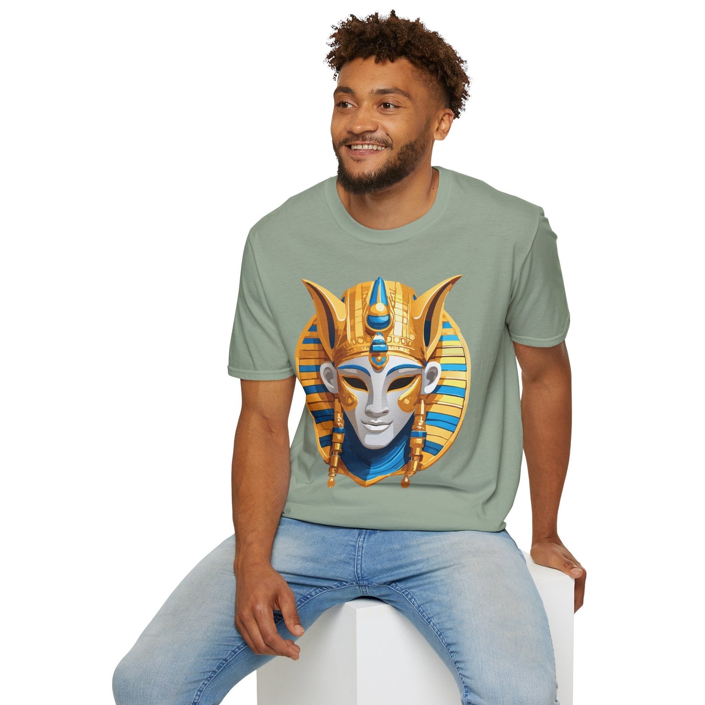 Mask Tee Shirt Unisex Masquerade Design Artwork Gildan Softstyle 64000 Cotton Tee
