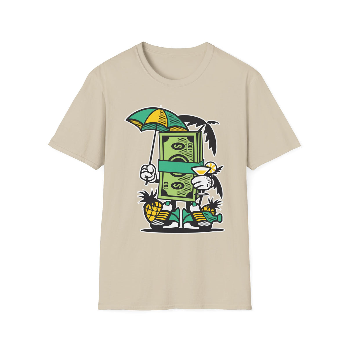 Funny Cartoon Animation Graphic Tee Gildan Unisex 100 Cotton Tee Shirt - 105