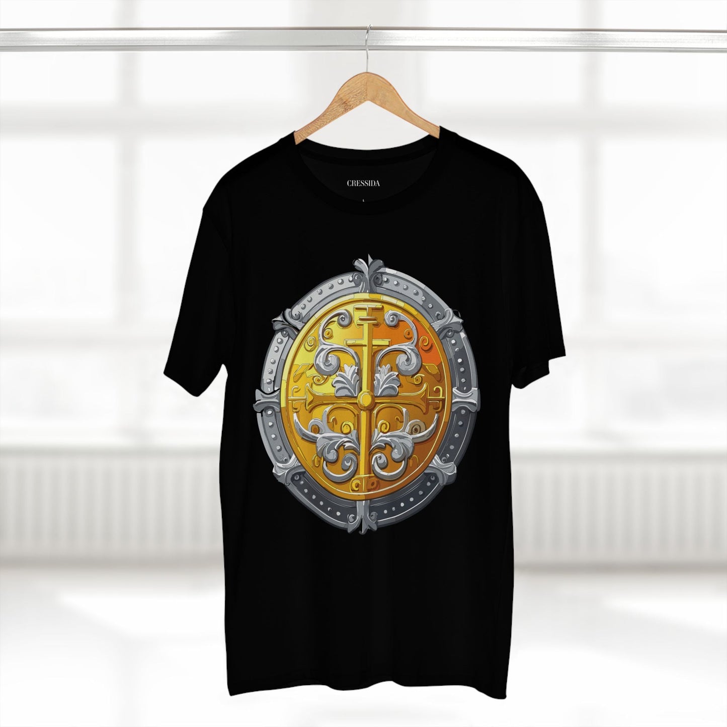 Antique Gold Coin Graphic Design T-Shirt Unisex 100 Cotton With Golden Print Artwork Tee 19