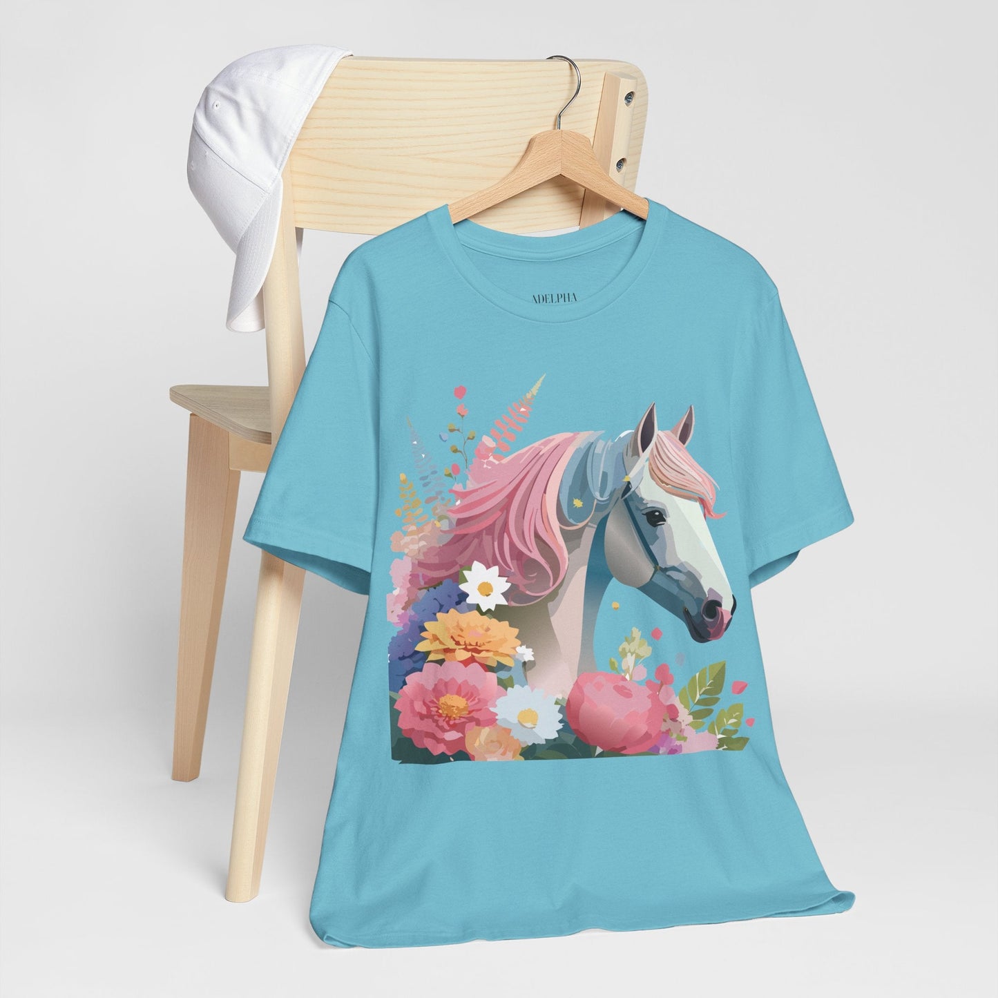 Horse Graphic Unisex 100 Cotton Vintage Animal Art T-Shirt 3