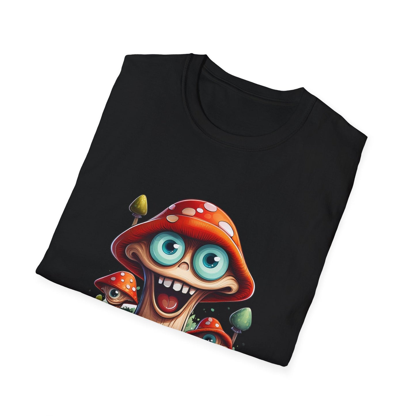 Mashroom Tee Shirt Unisex Funny Mushroom Design Softstyle Tee One Hundred Percent Ring Spun Cotton