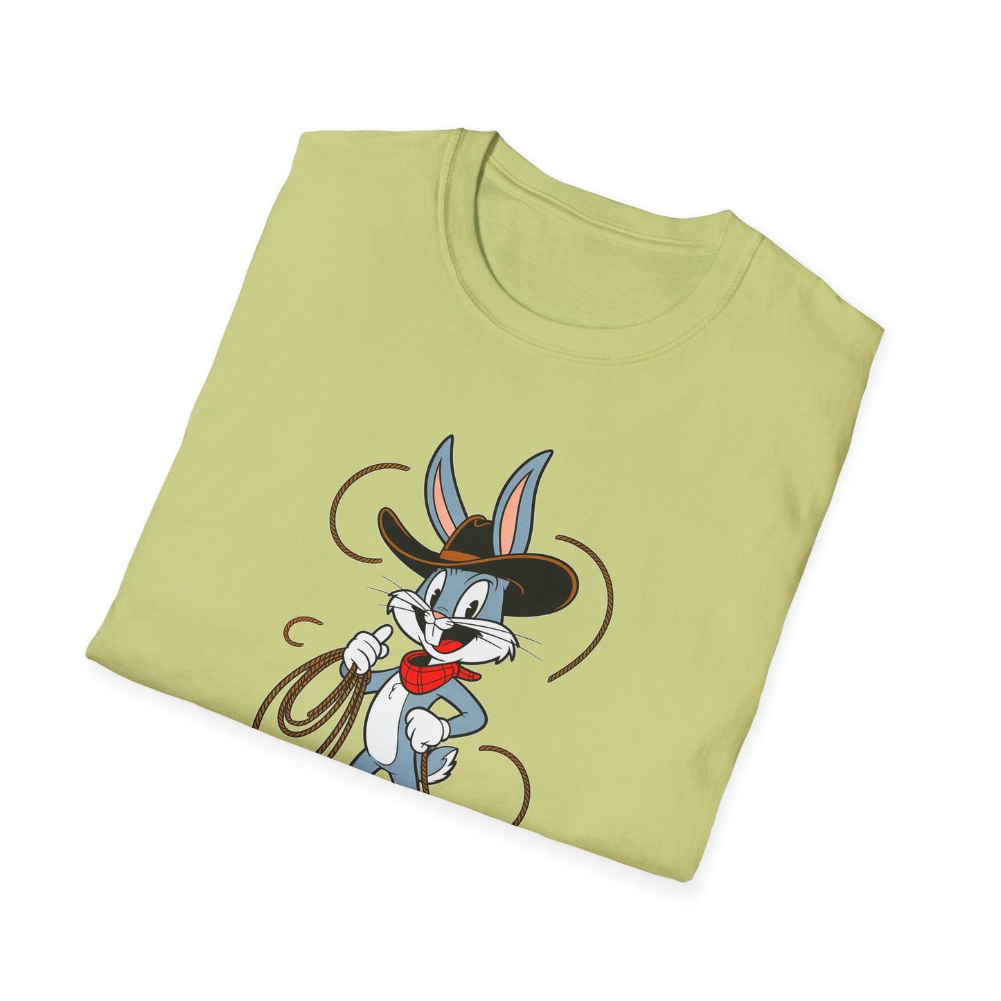 Bugs Bunny T Shirt Unisex Gildan Softstyle 64000 Cartoon Animation Tee With Art Design Artwork