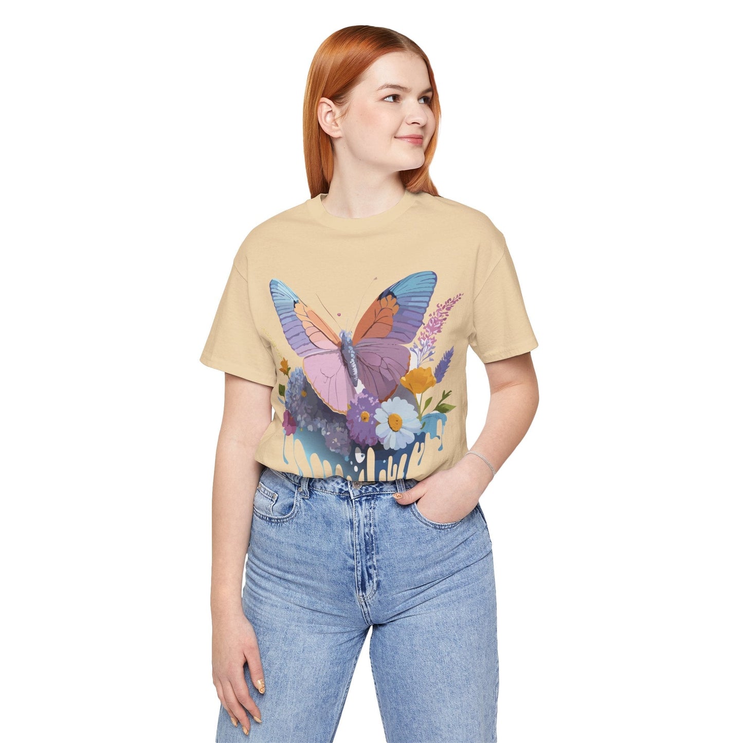 Butterfly Graphic Tee Unisex Vintage Inspired Artwork Adelpha