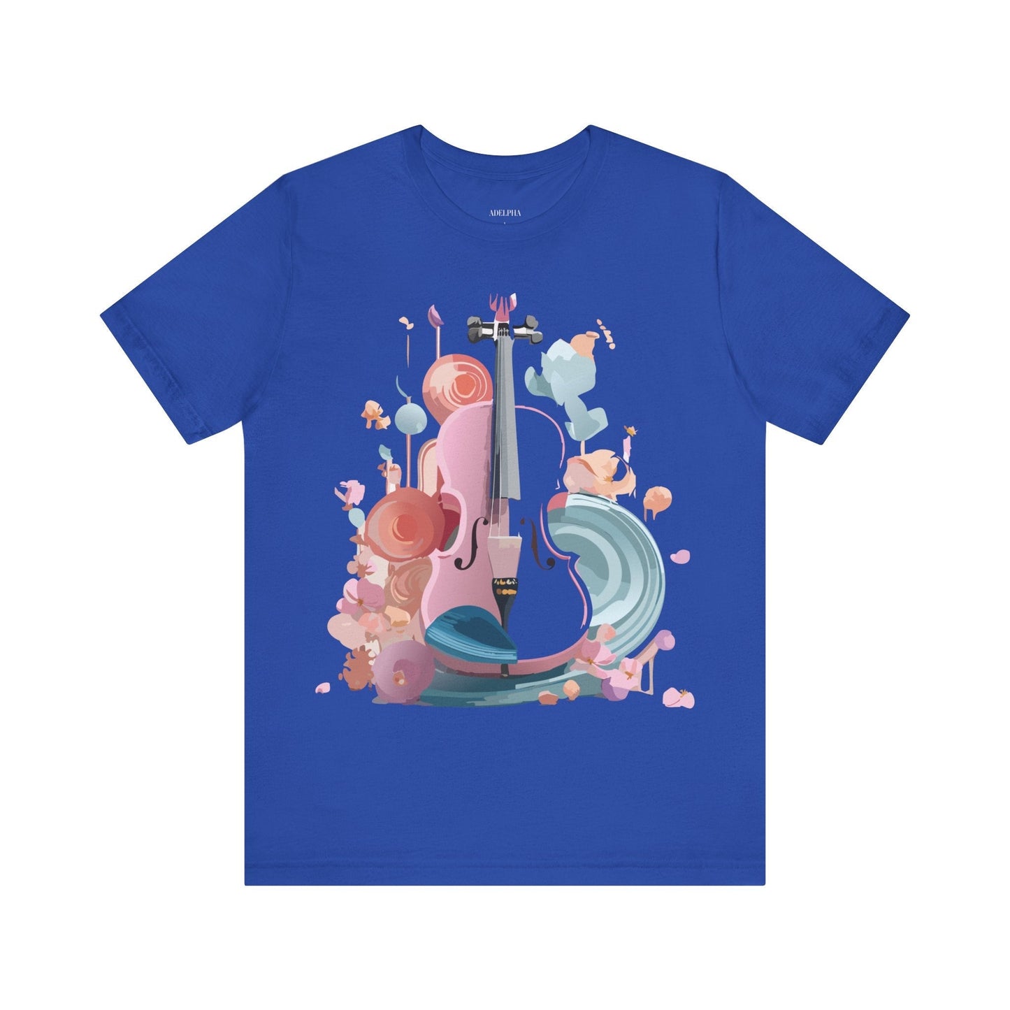 Adelpha Music Graphic T Shirt Unisex Short Sleeve Tee Vintage Inspired Artwork Edition
