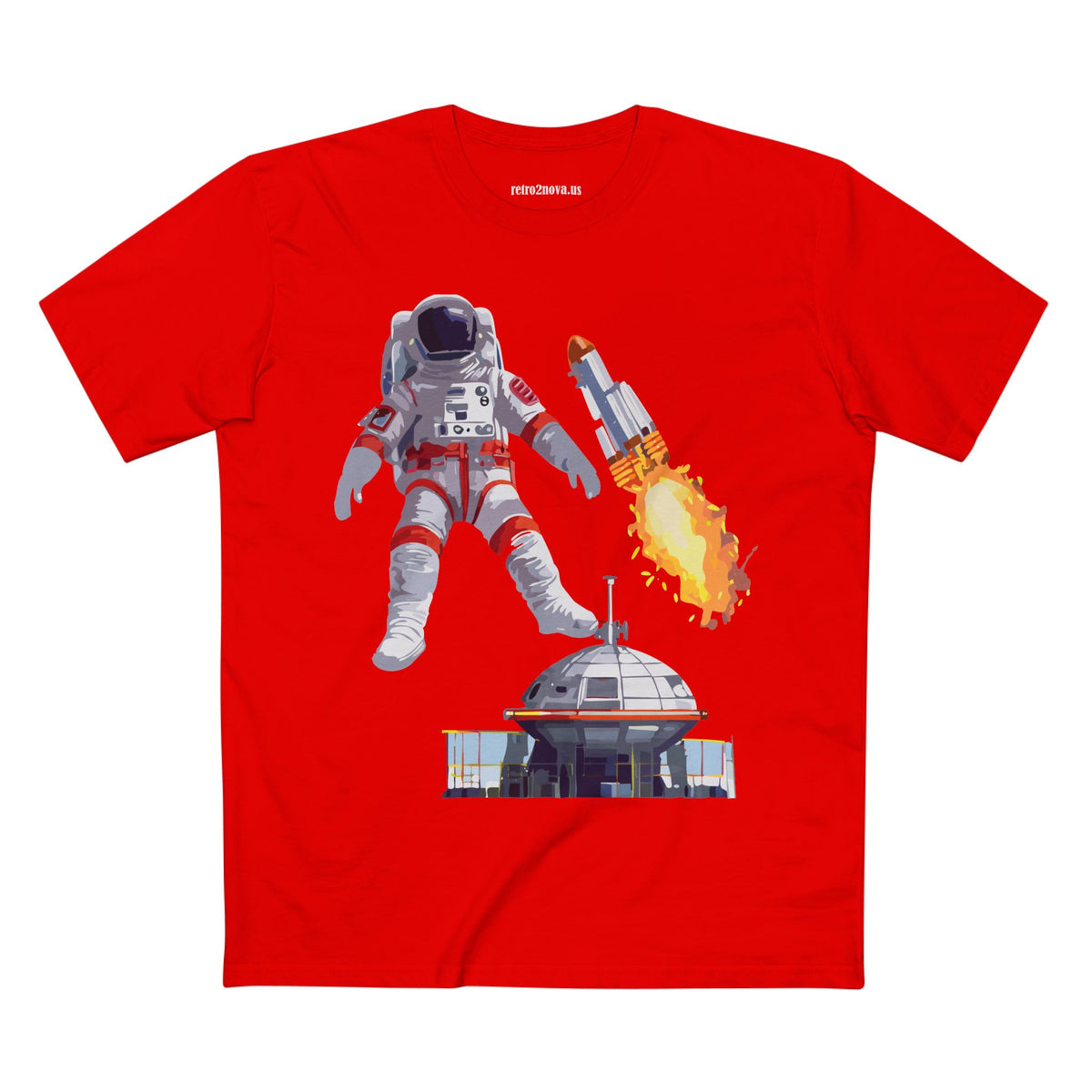 Cosmos Astronaut Graphic Tee Staple Unisex 100 Cotton Tee Shirt - CS-41