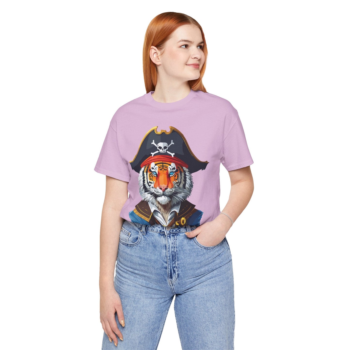 Unisex Animal Tee Shirt With Art Design Wild Animals Shirt Gildan Softstyle 64000