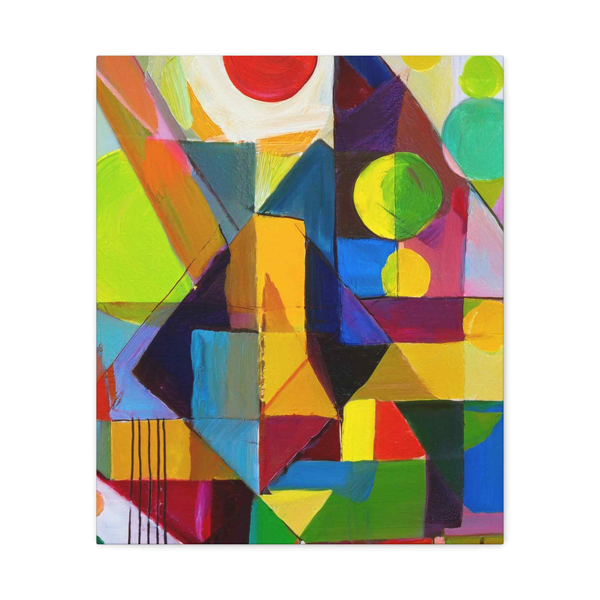 Abstract Painting Print Canvas 20x24,20x30,24x30, 24x32,24x36,30x40, 32x48,36x48,40x60 Pine-Wood Inner Frame ABS-6