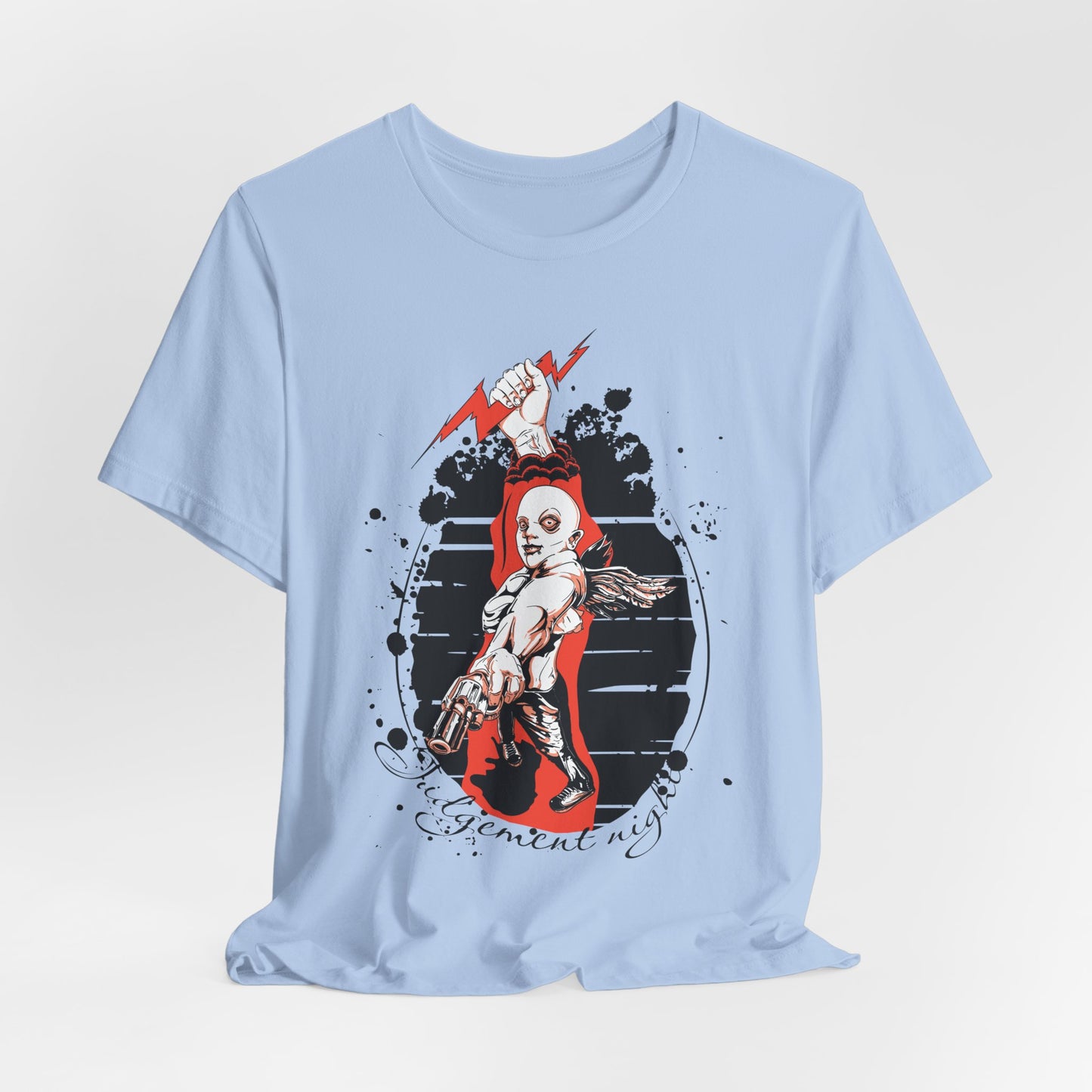 Judgment Night Tee, Artistic Tee, Graphic T-Shirt, Comic Tees, Artistic Comic T-Shirt, Vintage Top