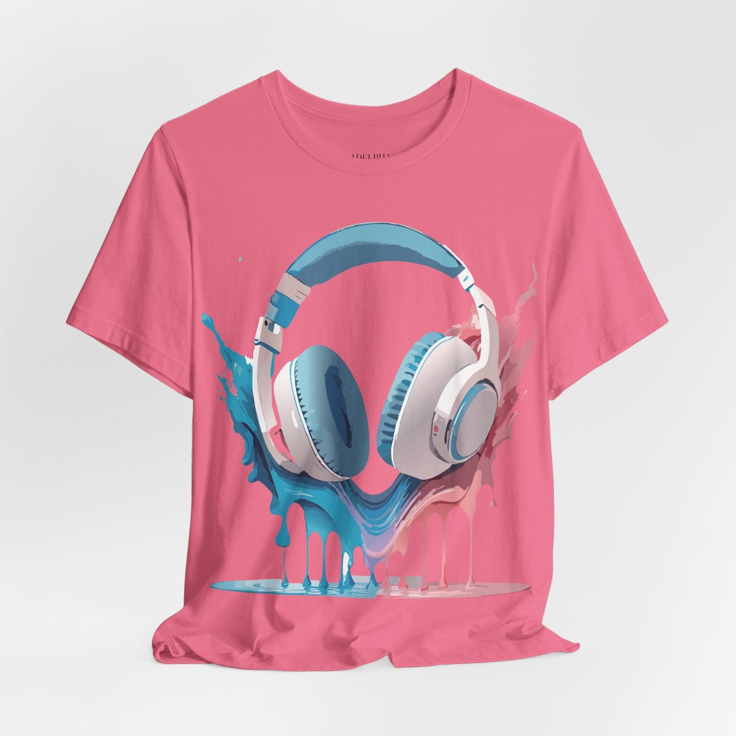 Music Graphic Unisex 100 Cotton Vintage Art with Musical Elements Tee 92
