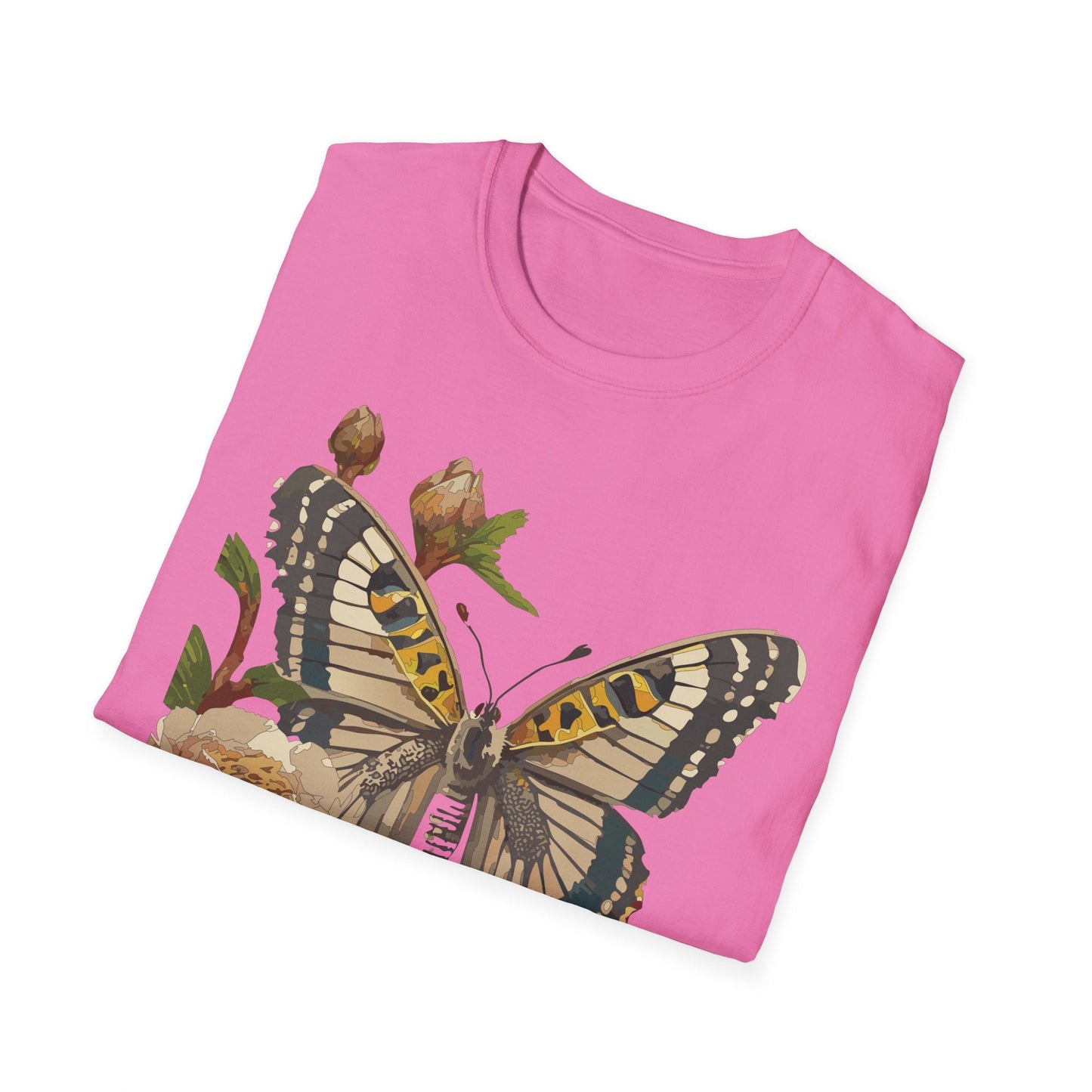 Butterfly Shirt Unisex T Shirt Monarch Butterfly Gildan Softstyle 64000 Cotton Tee