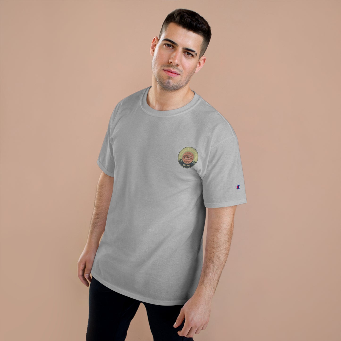 Champion Unisex-T-Shirt mit Sportlogo