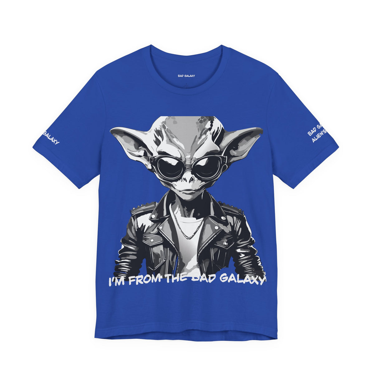 Alien Graphic Unisex Cotton Bella+Canvas Tee with Art Design b75