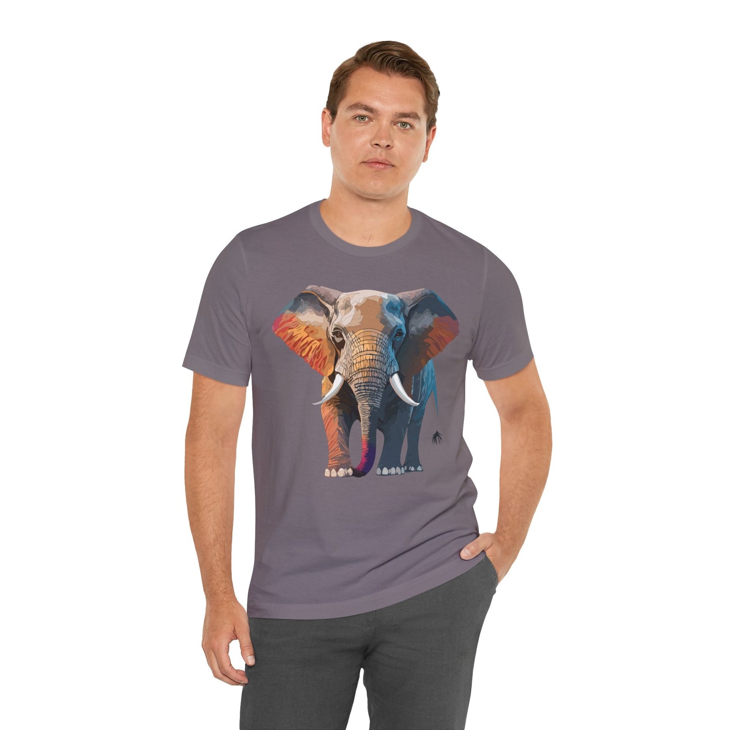 Unisex Animal Shirt With Animals Art Design Graphic Tee Short Sleeve Wild Animals