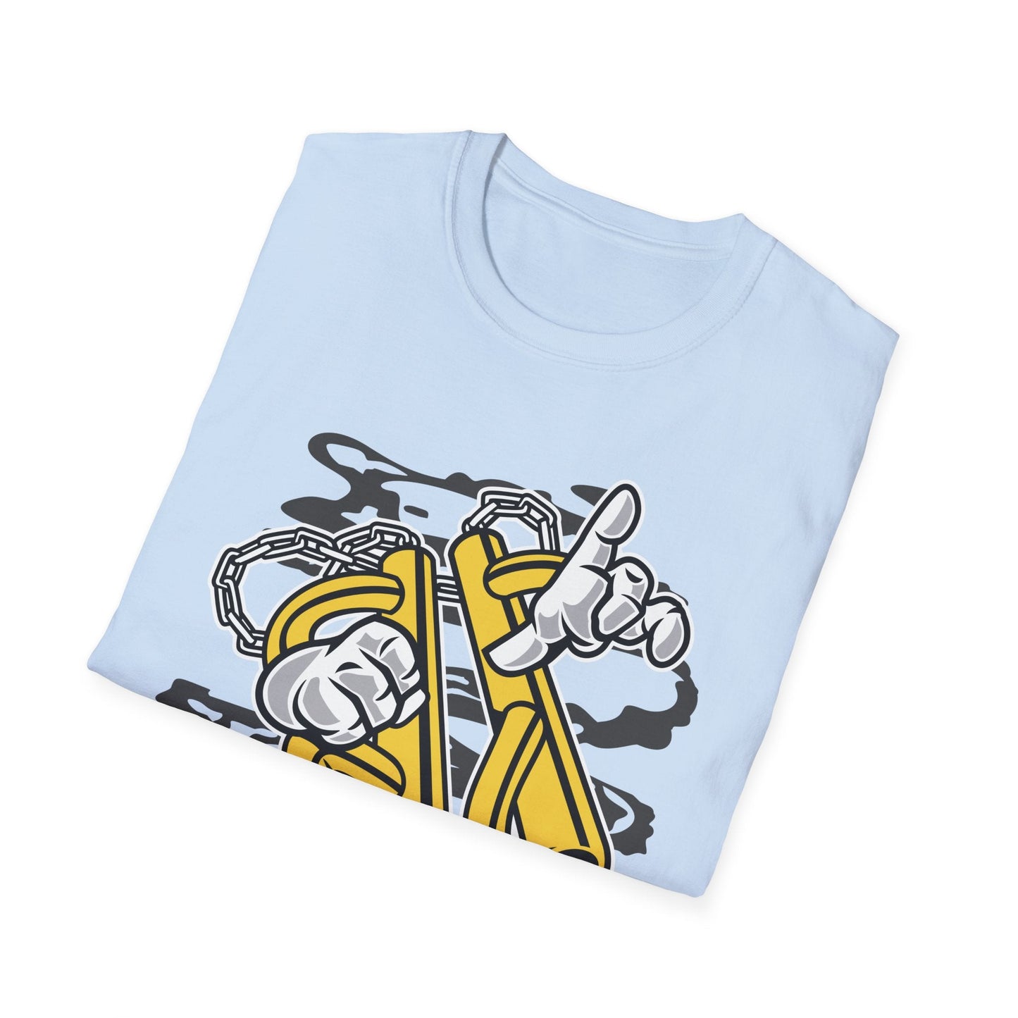 Cartoon T Shirt Animation T Shirt Funny Tee Unisex Softstyle 100 Percent Cotton 64000