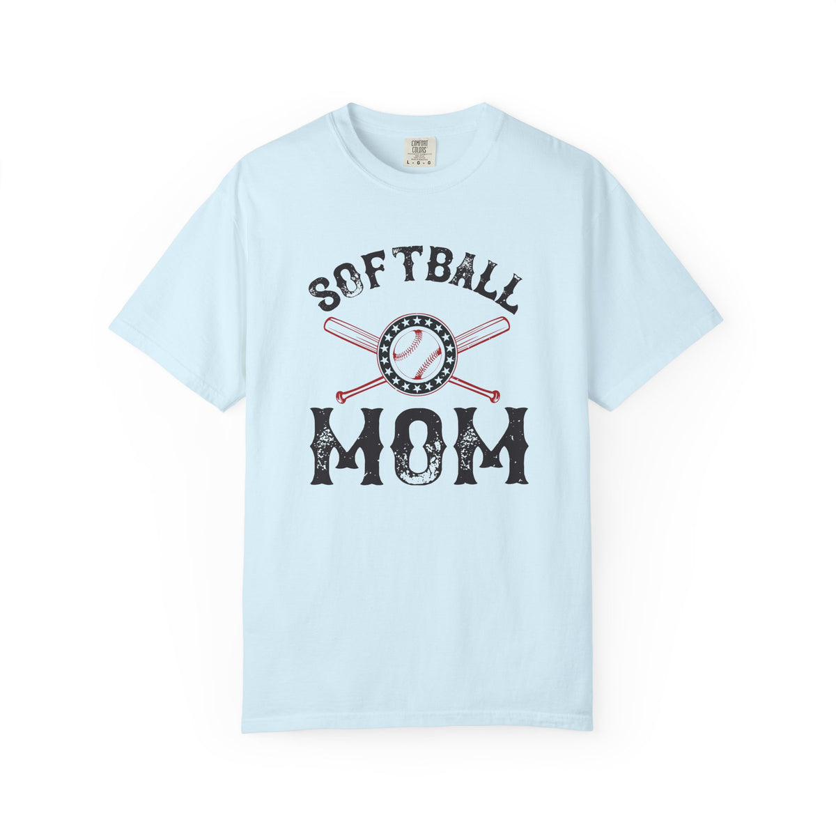 Softball Mom T-shirt Mother Day Mama Tee Unisex Comfort Colors Garment-Dyed Cotton h92