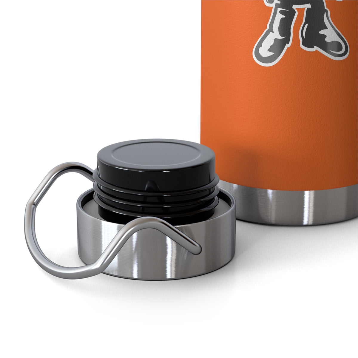 22oz Copper Insulated Water Bottle with Cartoon Design - CV16