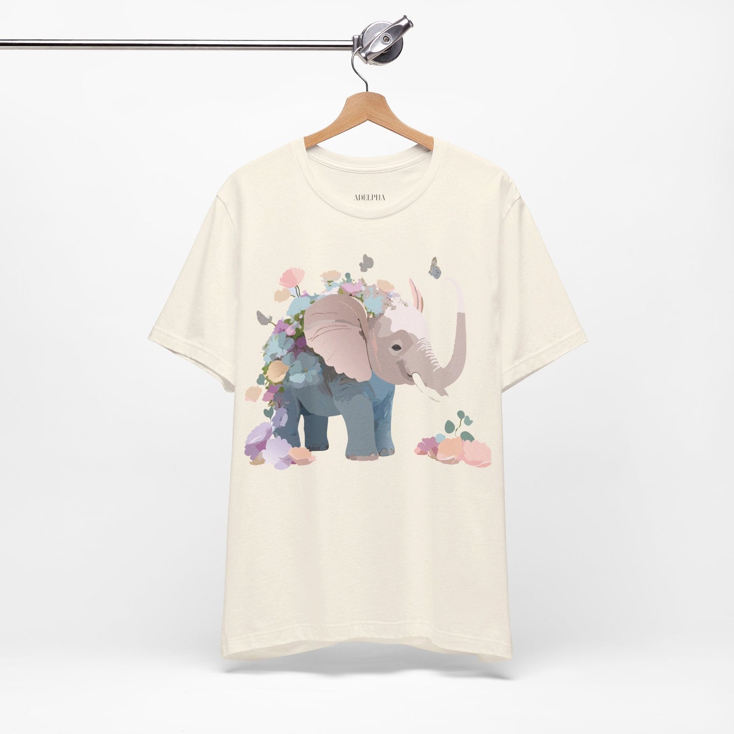 Elephant Graphic Tee Unisex Jersey Short Sleeve Art Design Adelpha Premium Vintage Inspired