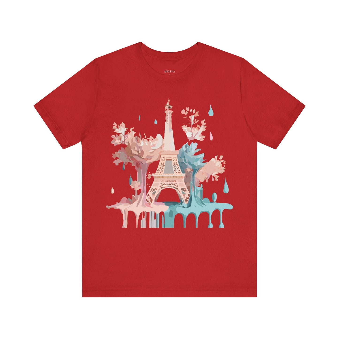Unisex Paris Graphic Tee By Adelpha Vintage Inspired Tourist Shirt Short Sleeve Collection
