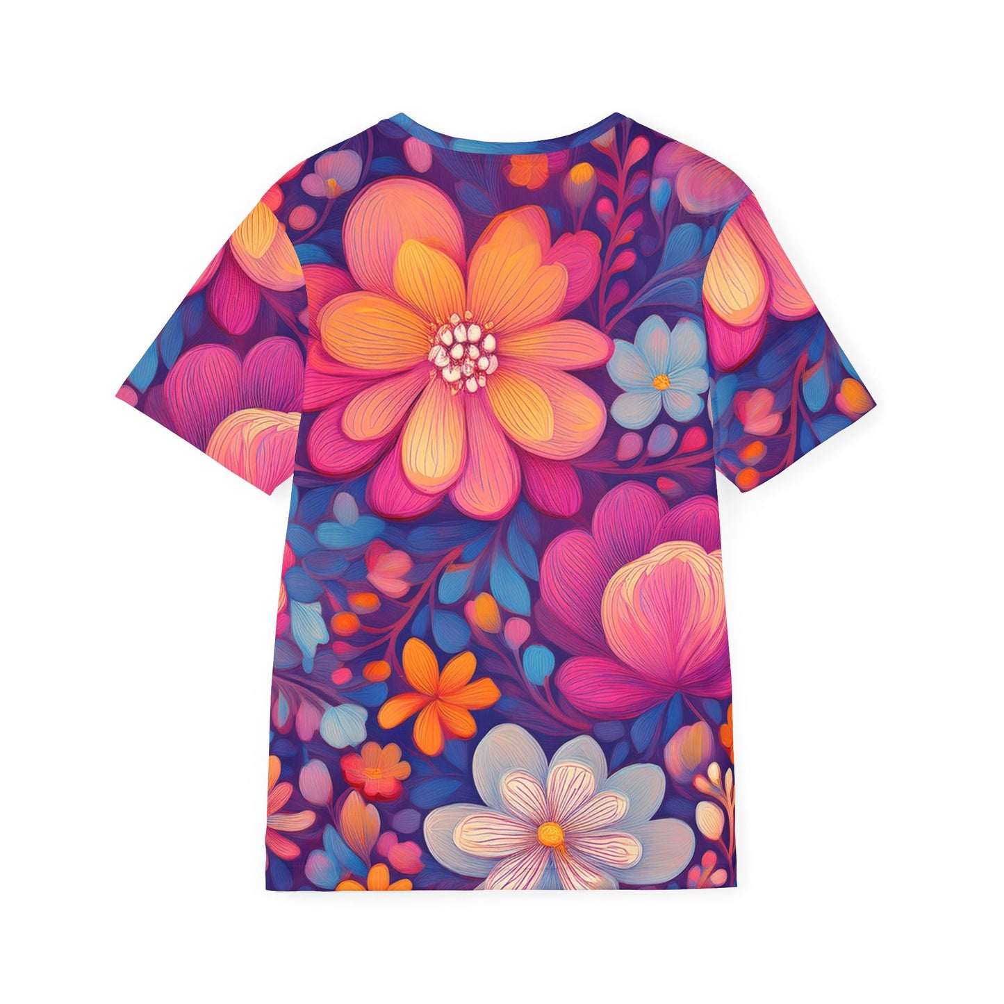 Unisex Floral Shirt, Floral Tee Shirt, Floral T-Shirt, T Shirt with Flowers 9