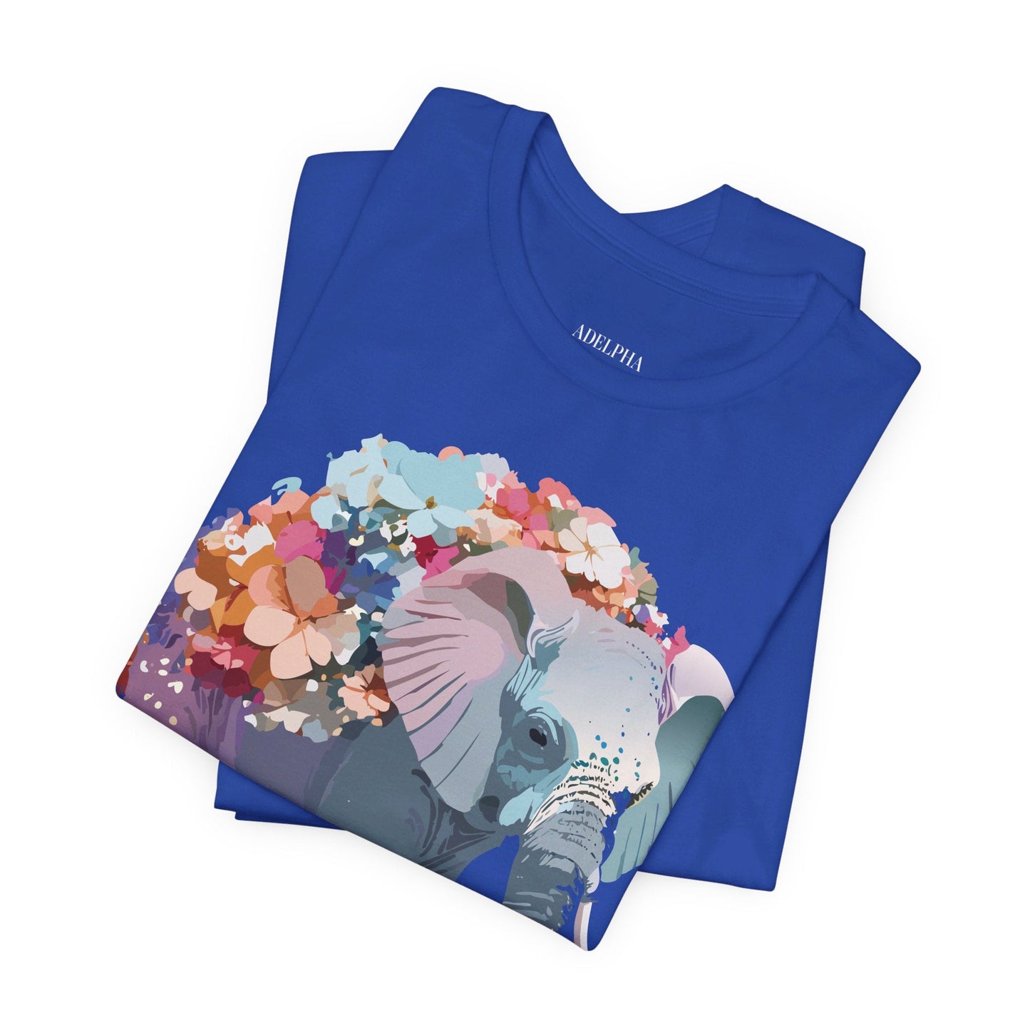 Elephant Graphic T Shirt Unisex Vintage Inspired Adelpha Artwork Short Sleeve Tee
