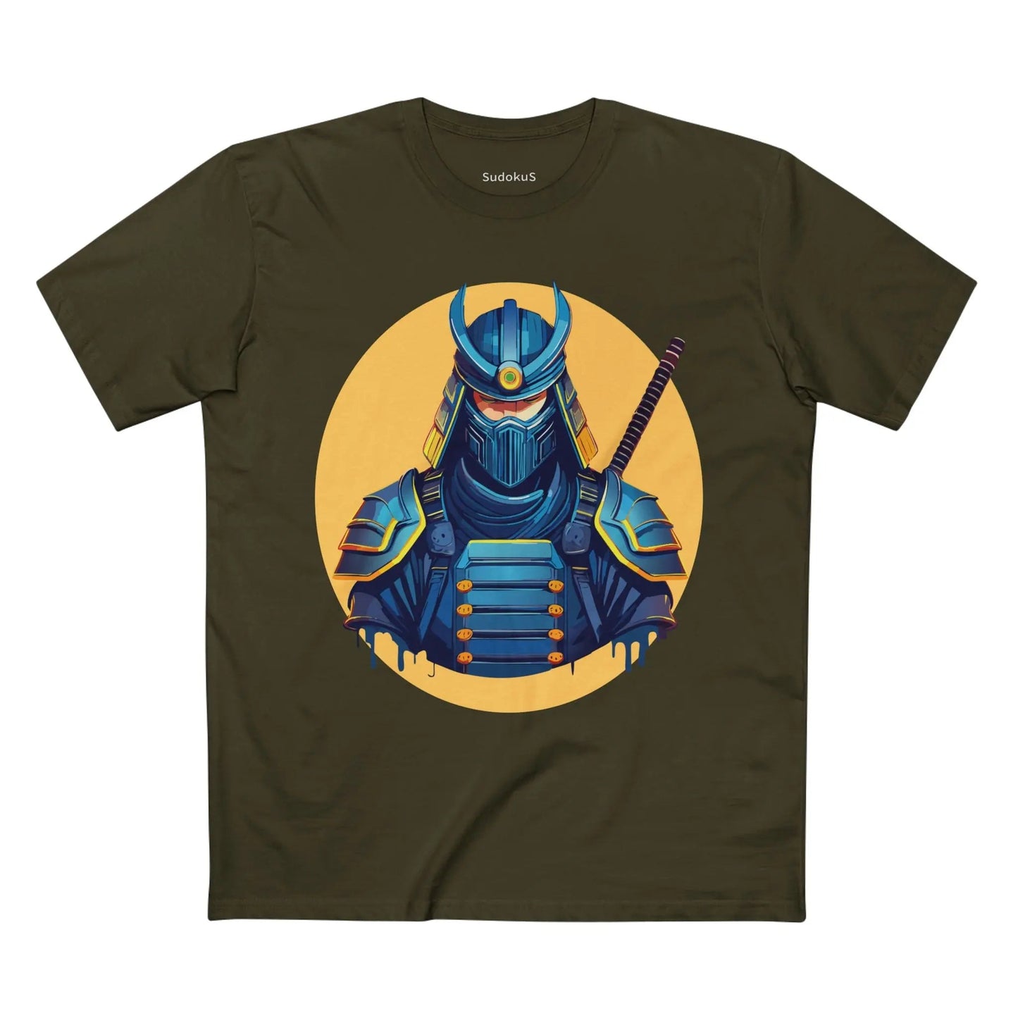 Samurai Graphic Unisex 100 Cotton Staple Tee 11