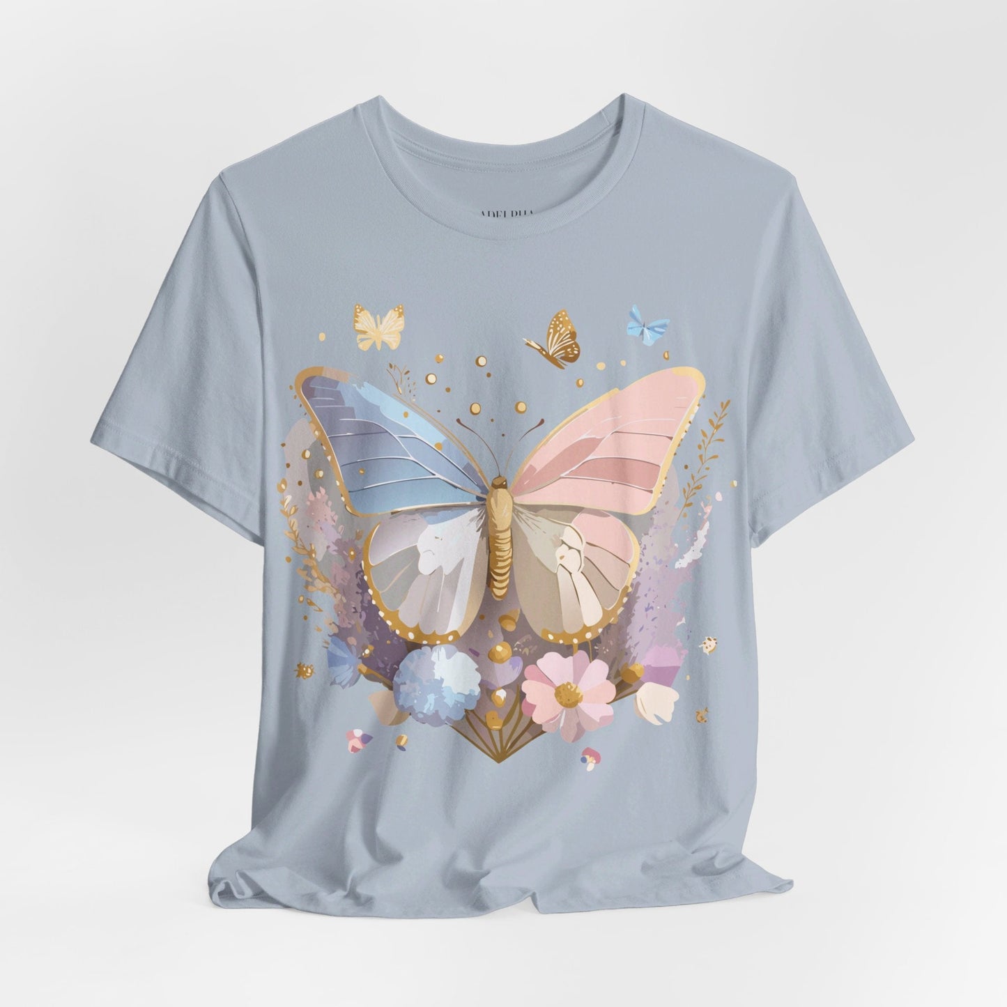 Butterfly Graphic Tee Adelpha Unisex Short Sleeve Shirt Vintage Inspired Art